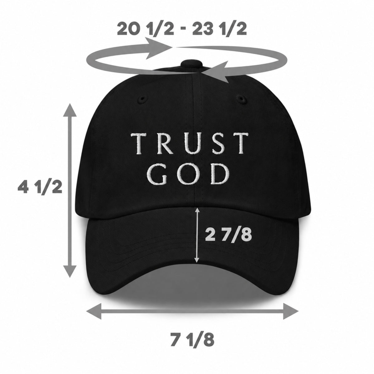 Trust God Classic Cap