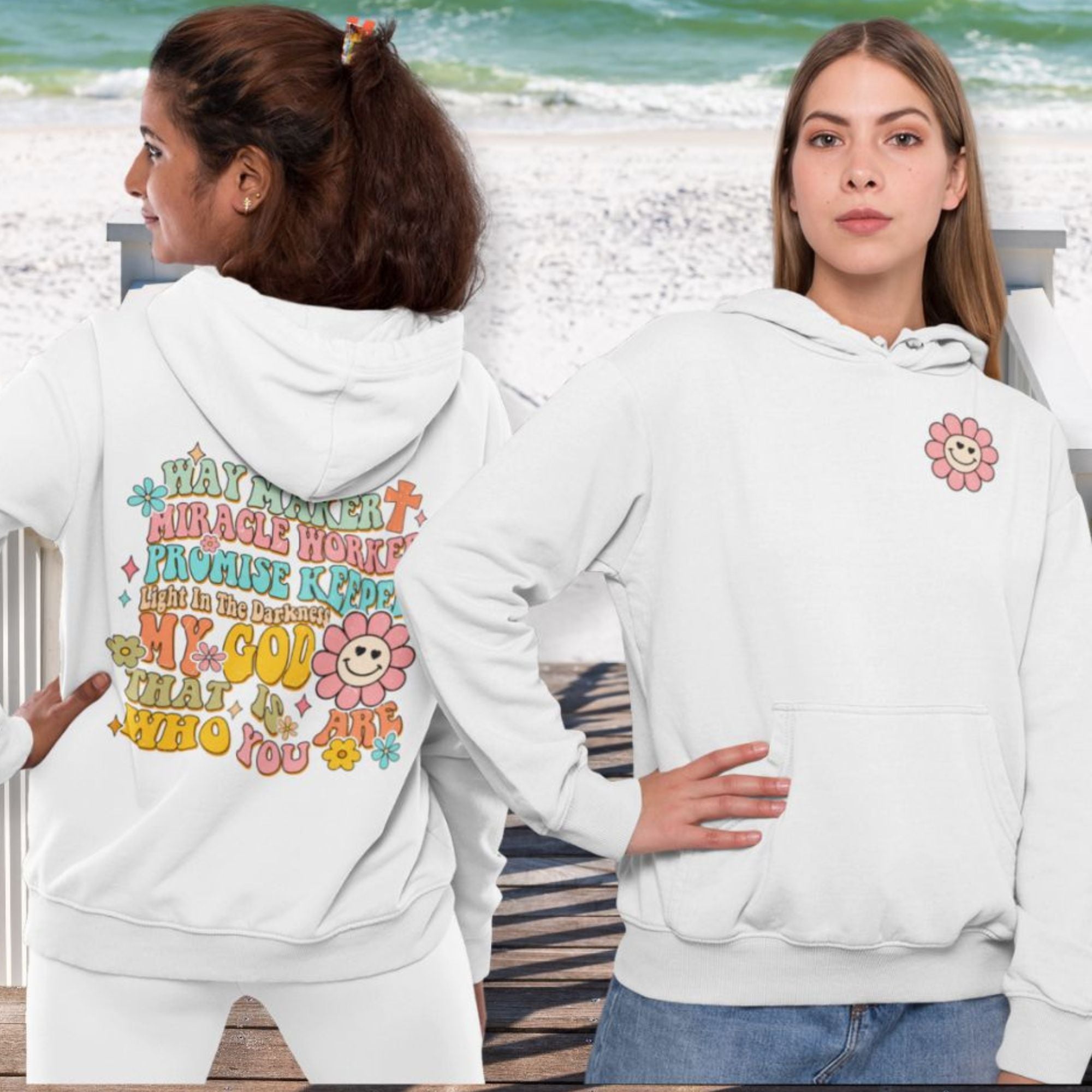 Waymaker Miracle Worker Retro-Inspired Unisex-Fit Hoodie