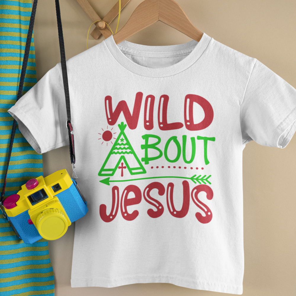 Wild About Jesus Youth Relaxed-Fit T-Shirt Color: Heather Forest Size: S Jesus Passion Apparel