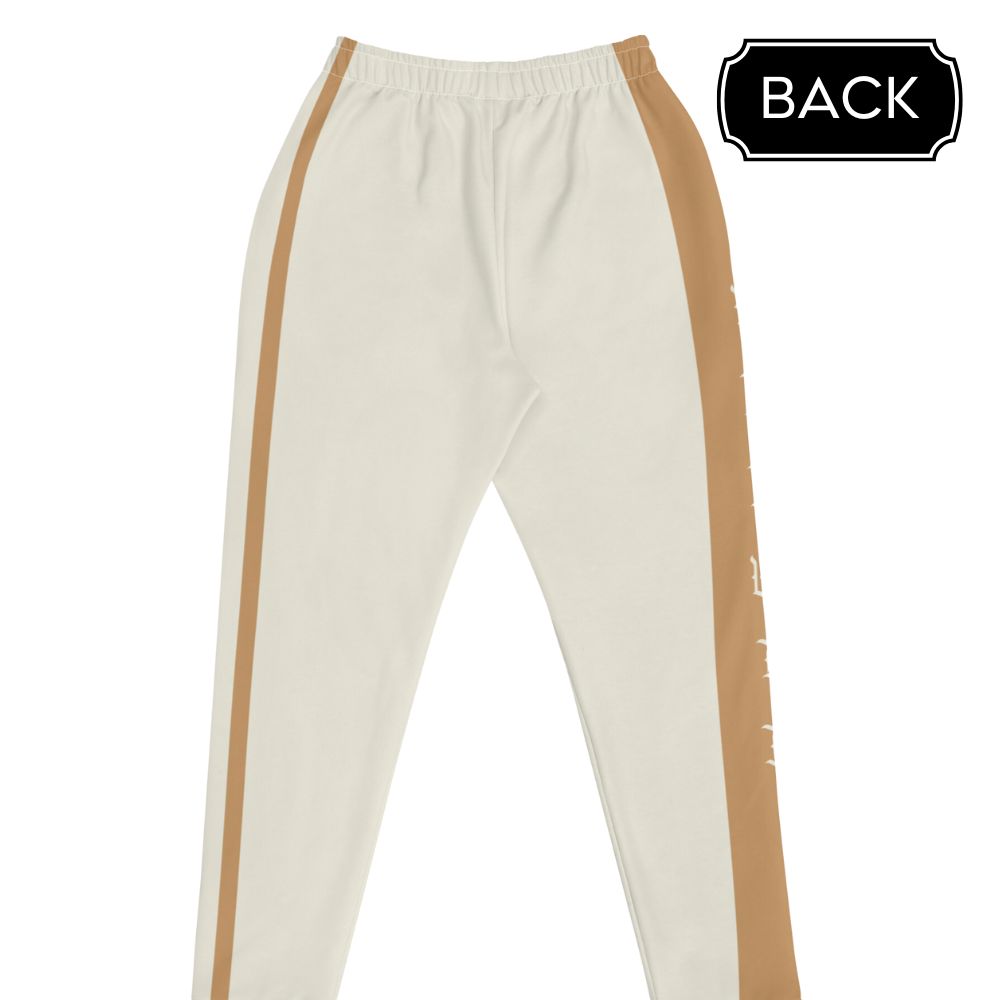 Yahweh Cream Women's Jogger Pants Size: XS Jesus Passion Apparel