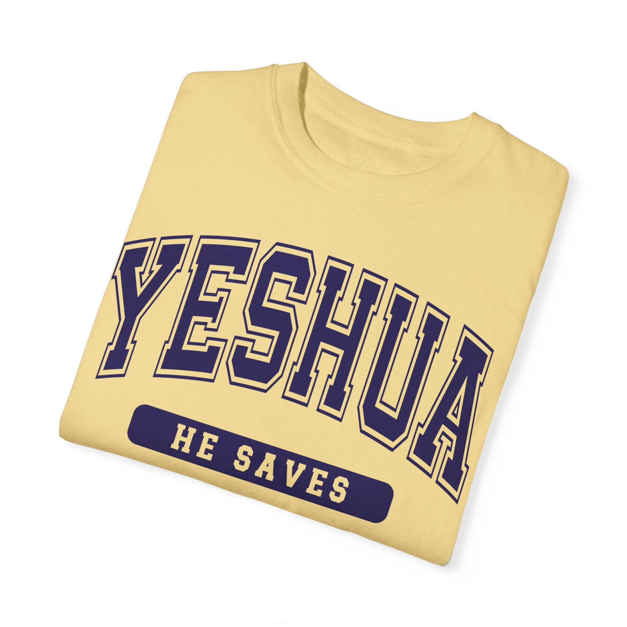 Yeshua University T-shirt Butter Folded JP Apparel