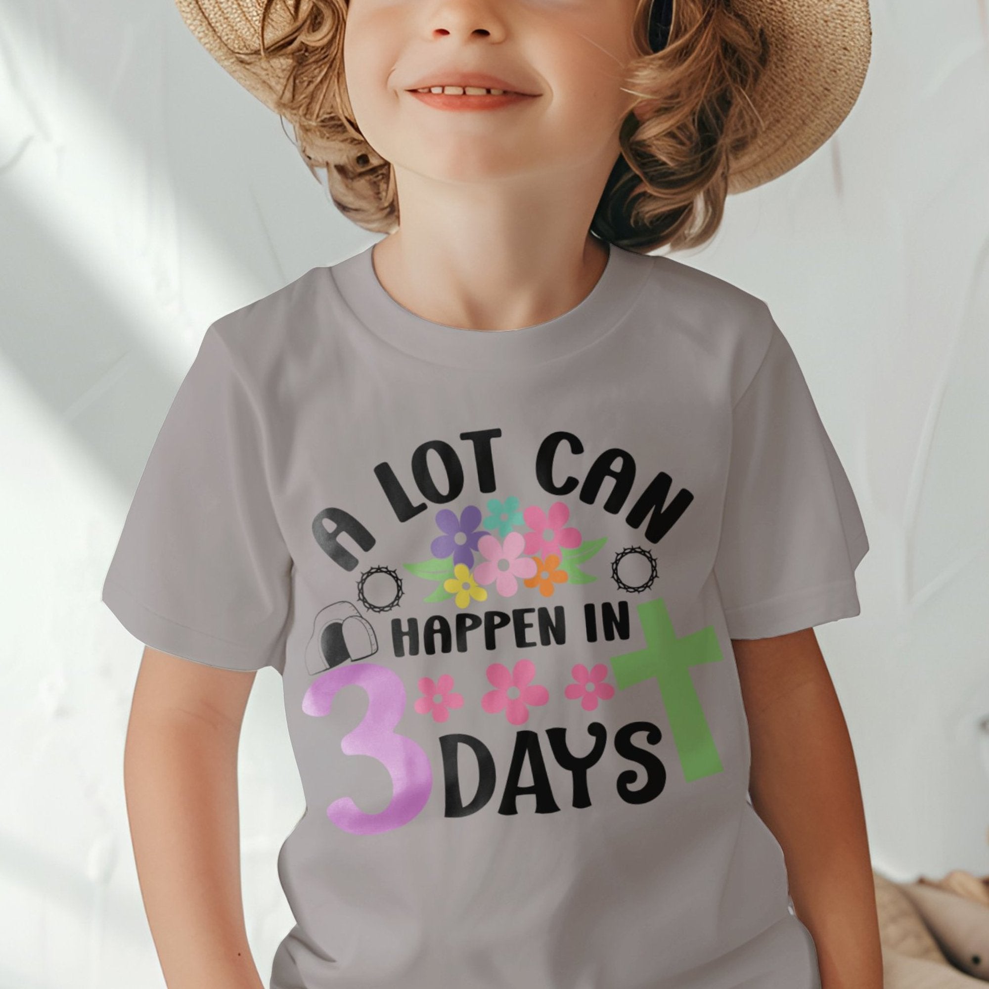 A Lot Can Happen In 3 Days Toddler Short Sleeve Tee - Jesus Passion Apparel