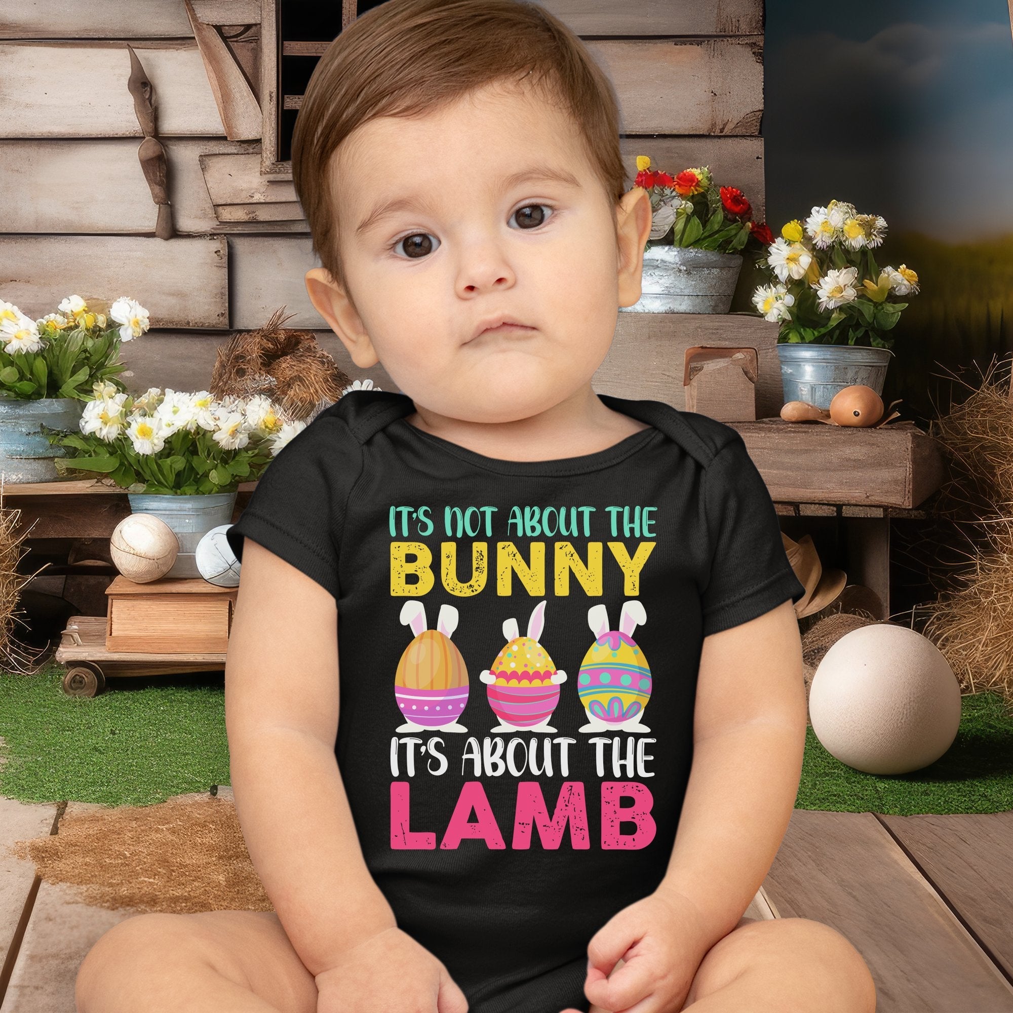 About the Lamb Infant Fine Jersey Bodysuit - Jesus Passion Apparel