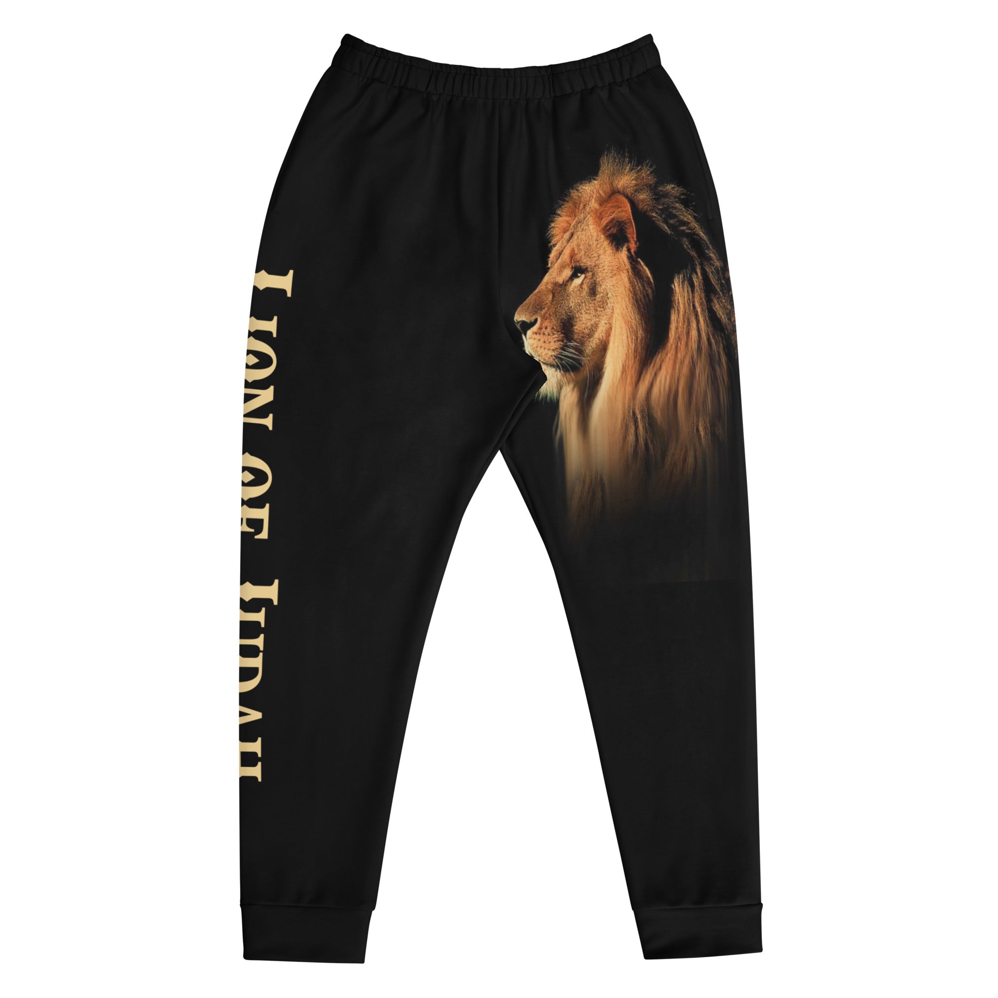 Lion Of Judah Men's Jogger Pants with Matching Hoodie Availble Size: XS Jesus Passion Apparel