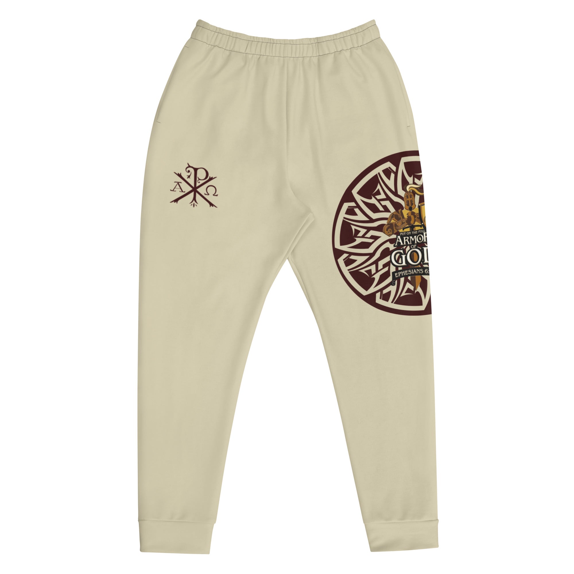 Armor of God Men's Jogger Pants With Matching Hoodie Available Size: XS Jesus Passion Apparel