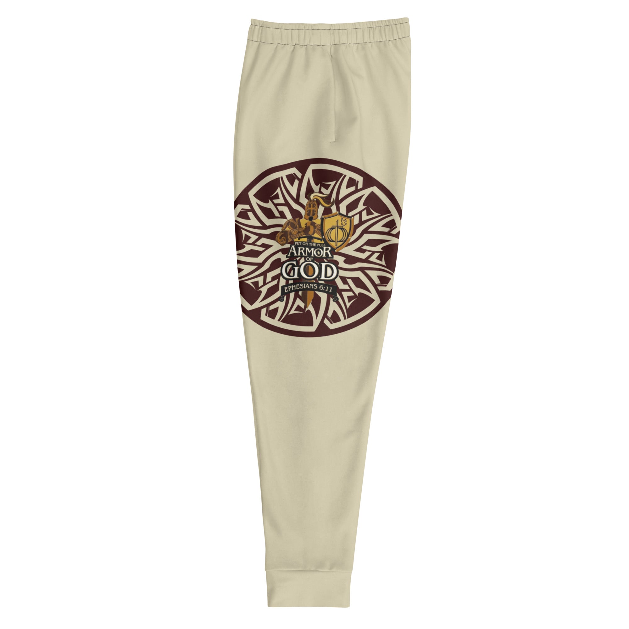 Armor of God Men's Jogger Pants With Matching Hoodie Available Size: XS Jesus Passion Apparel