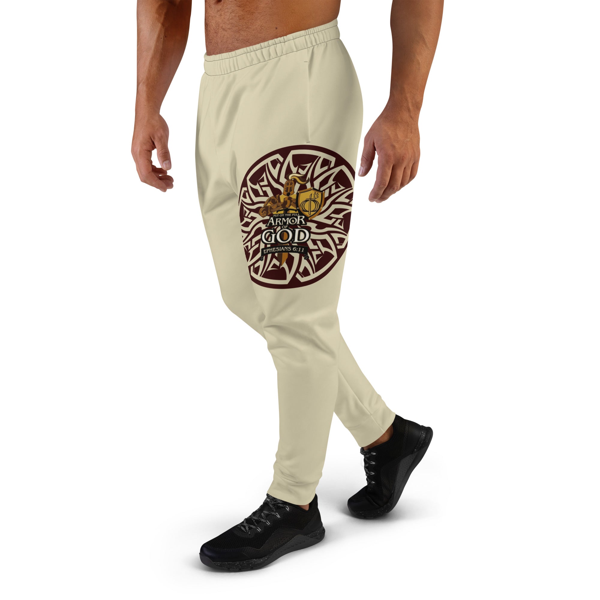 Armor of God Men's Jogger Pants With Matching Hoodie Available Size: XS Jesus Passion Apparel