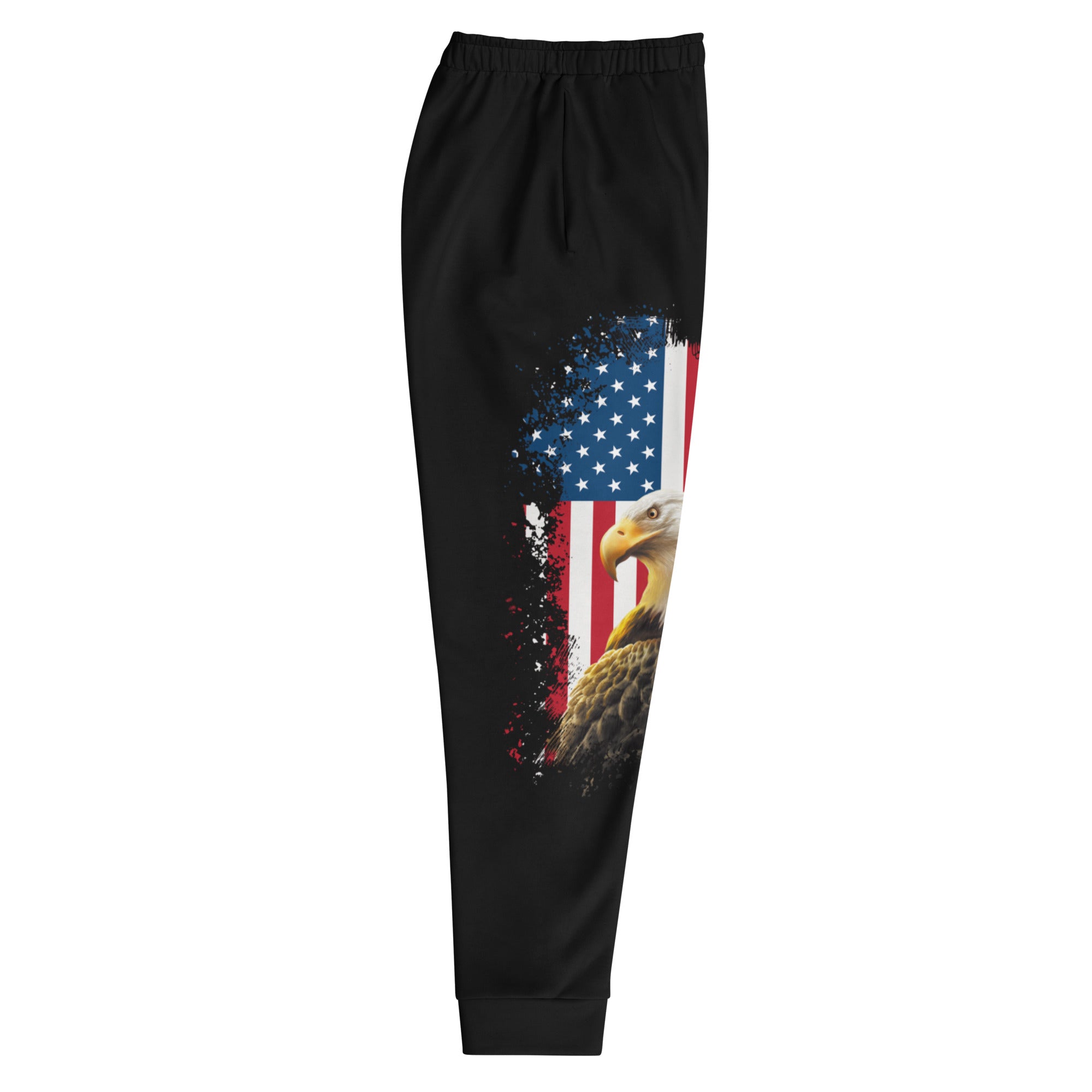 God We Trust Patriotic Eagle Men's Jogger Pants with Matching Hoodie Available Size: XS Jesus Passion Apparel