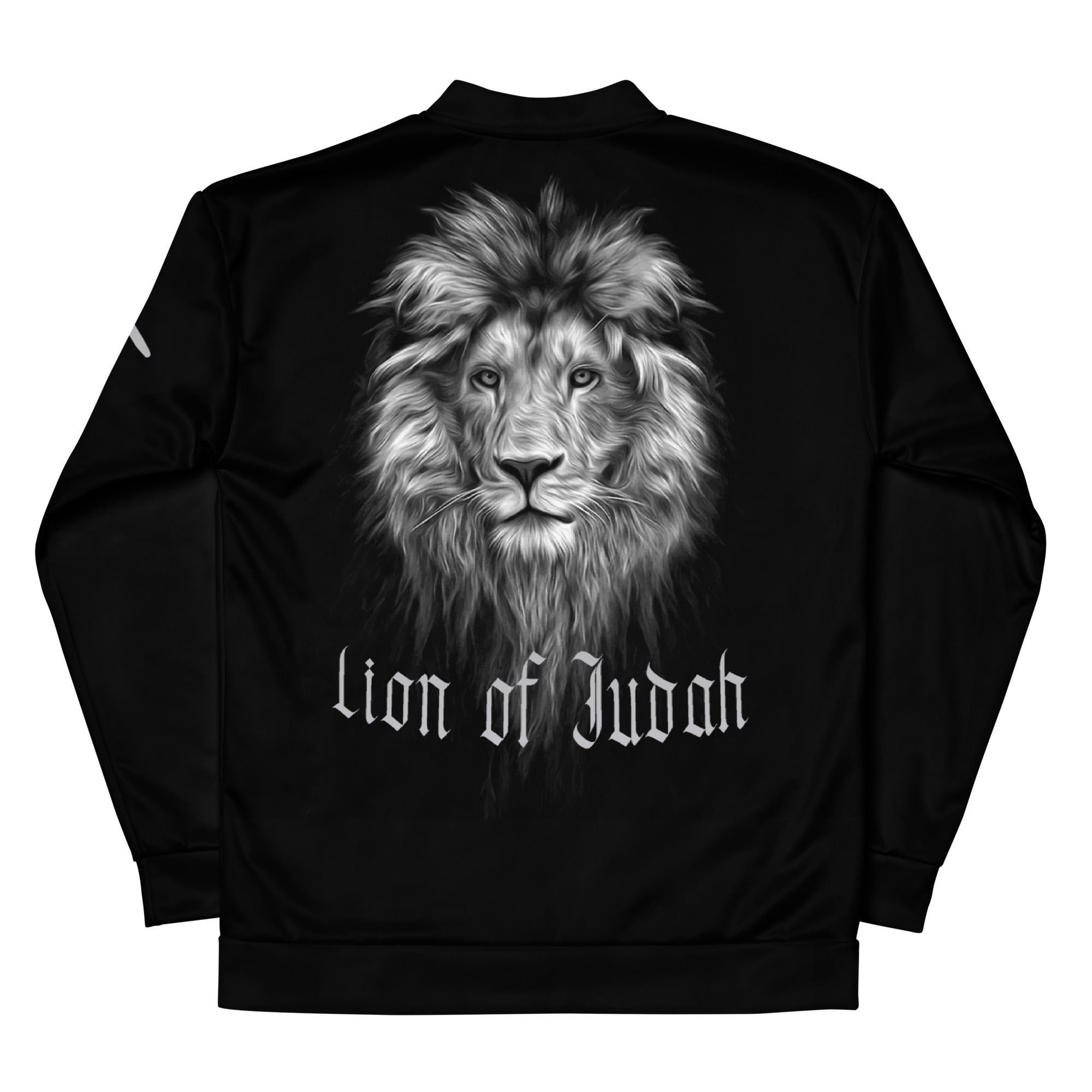 Lion of Judah Men's Black Bomber Jacket Size: XS Jesus Passion Apparel