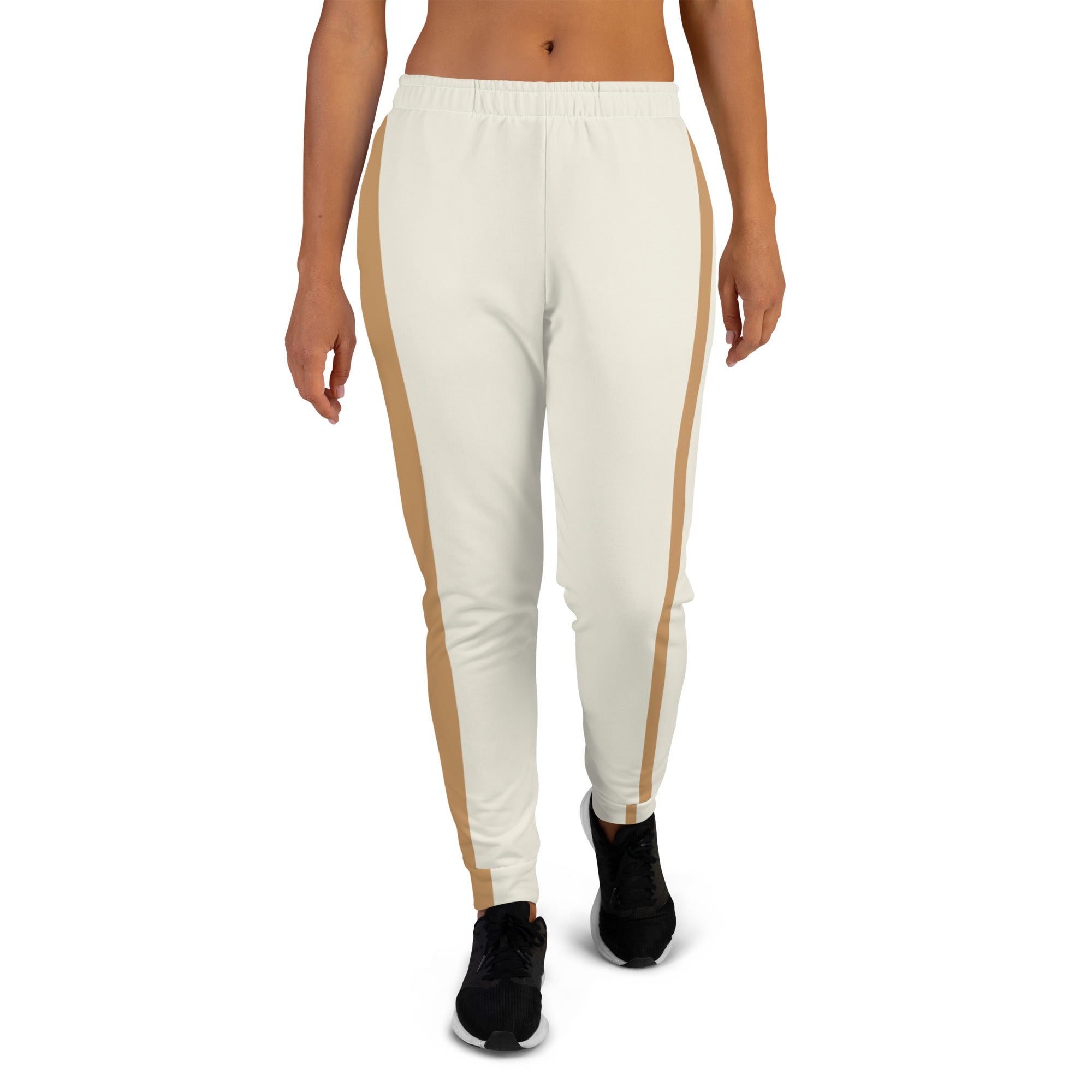 Yahweh Cream Women's Jogger Pants Size: XS Jesus Passion Apparel