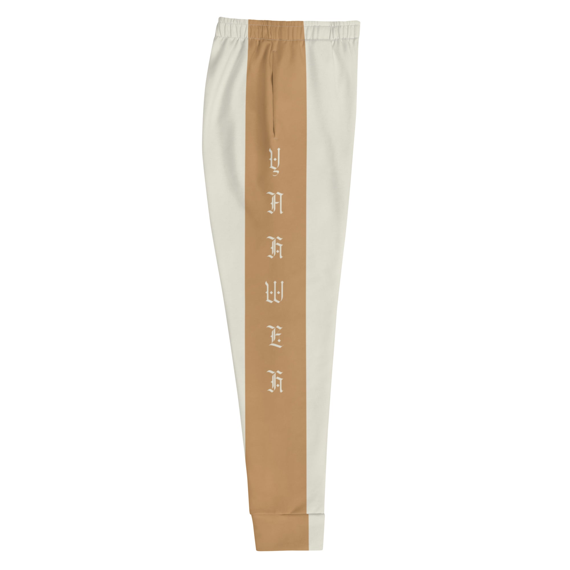 Yahweh Cream Women's Jogger Pants Size: XS Jesus Passion Apparel