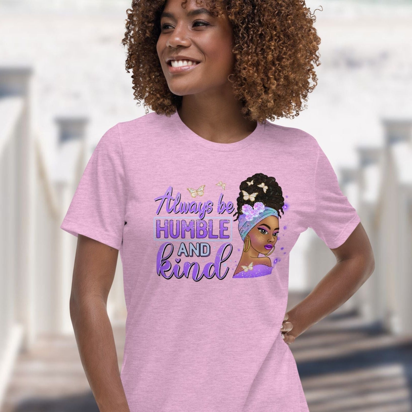 Always Be Humble and Kind Women's Relaxed Fit T-Shirt - Jesus Passion Apparel