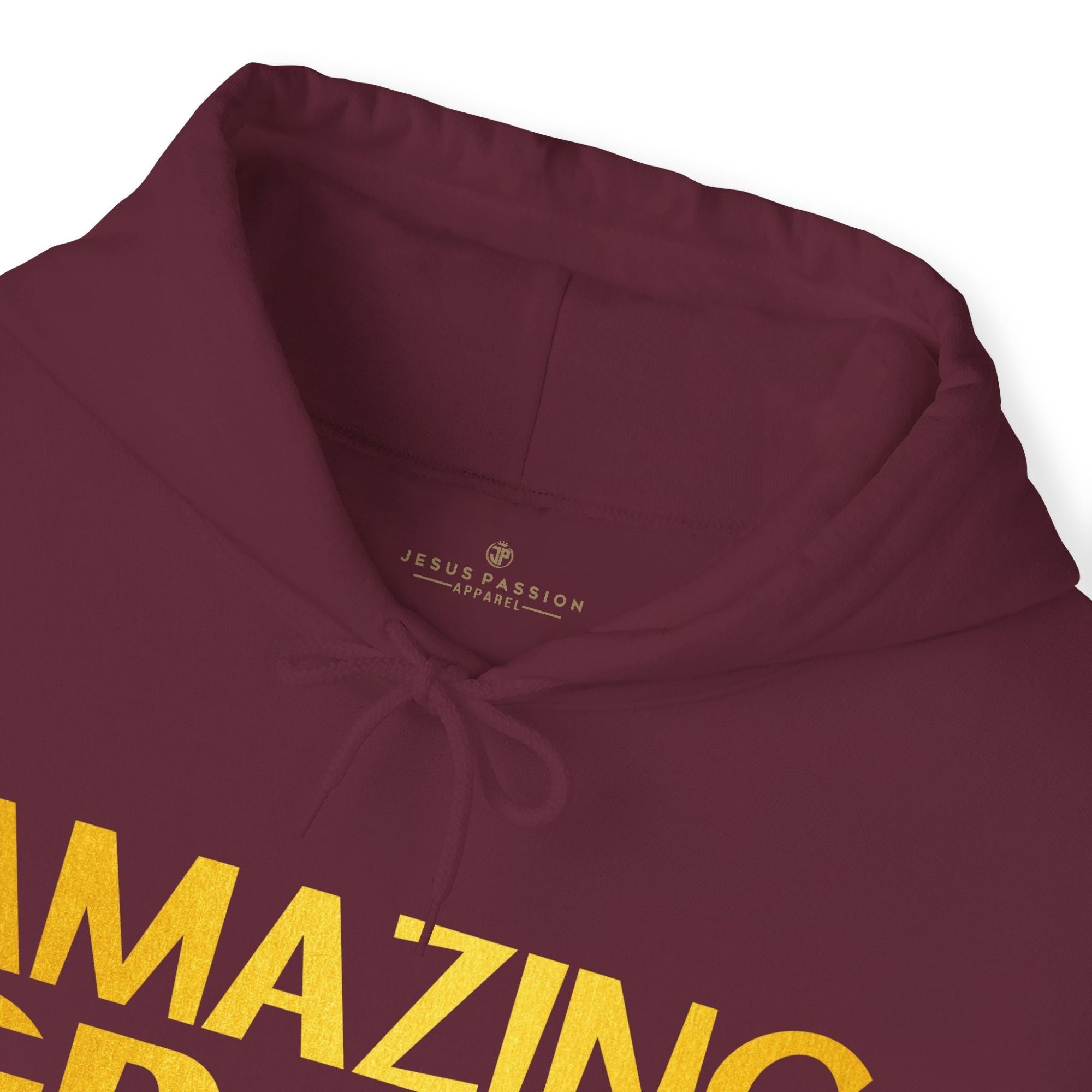 Amazing Grace Men's Heavy Blend™ Hoodie - Jesus Passion Apparel