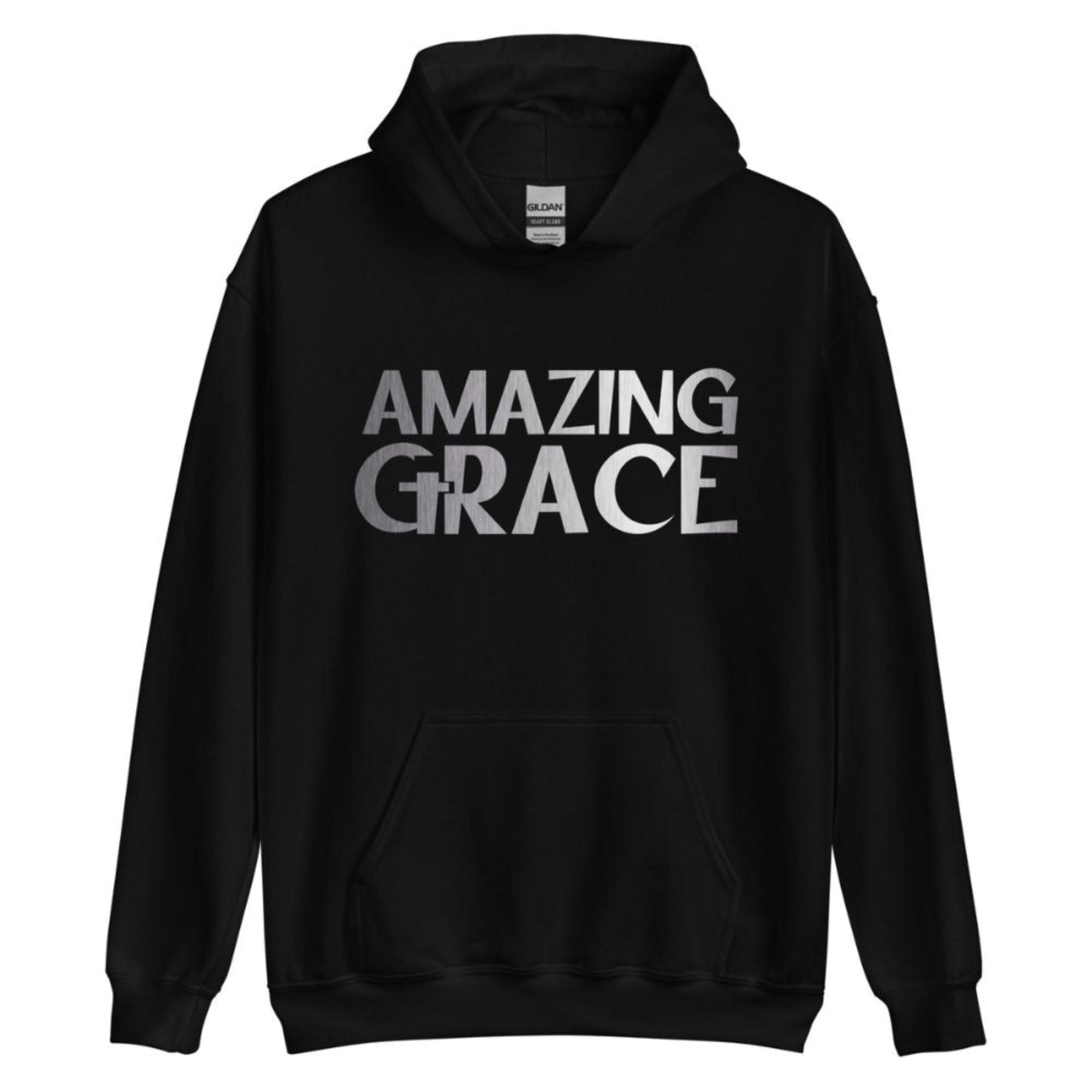 Amazing Grace Men's Heavy Blend™ Hoodie - Jesus Passion Apparel