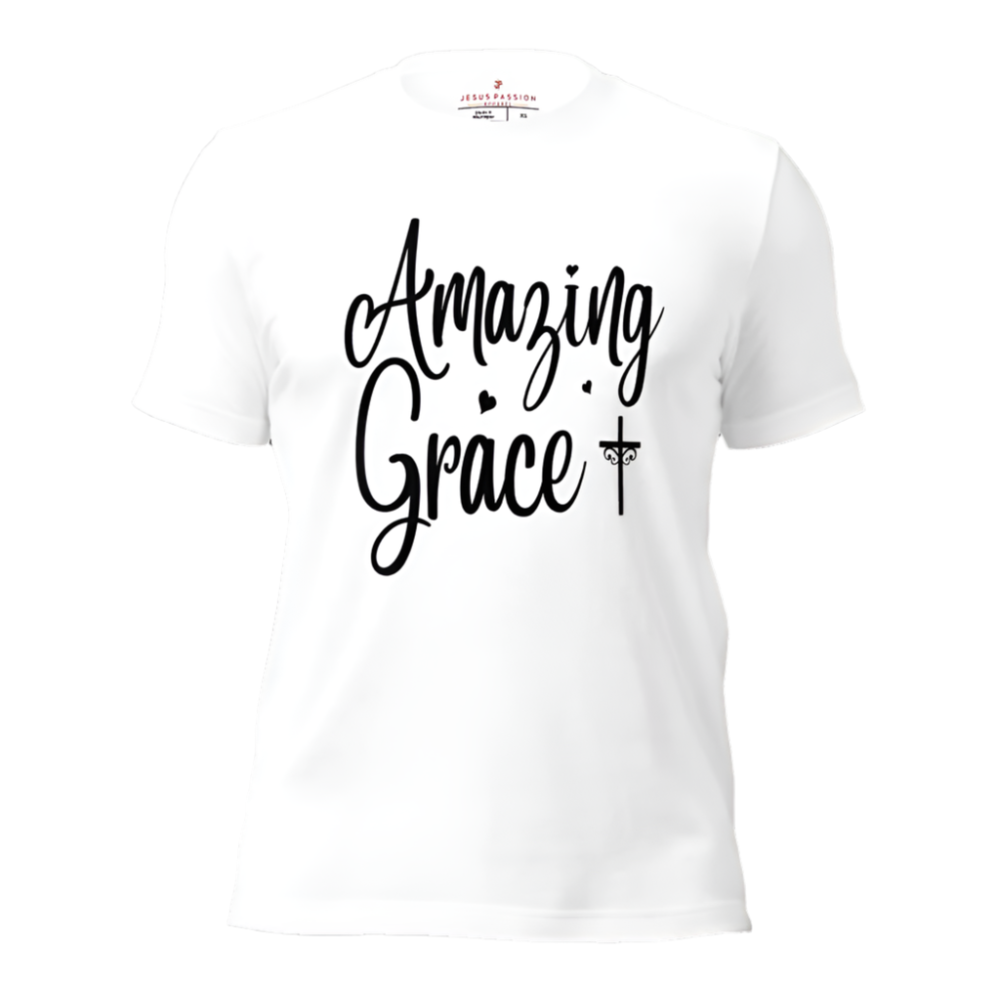 amazing-grace-t-shirt-front-white-front ghost JP Apparel