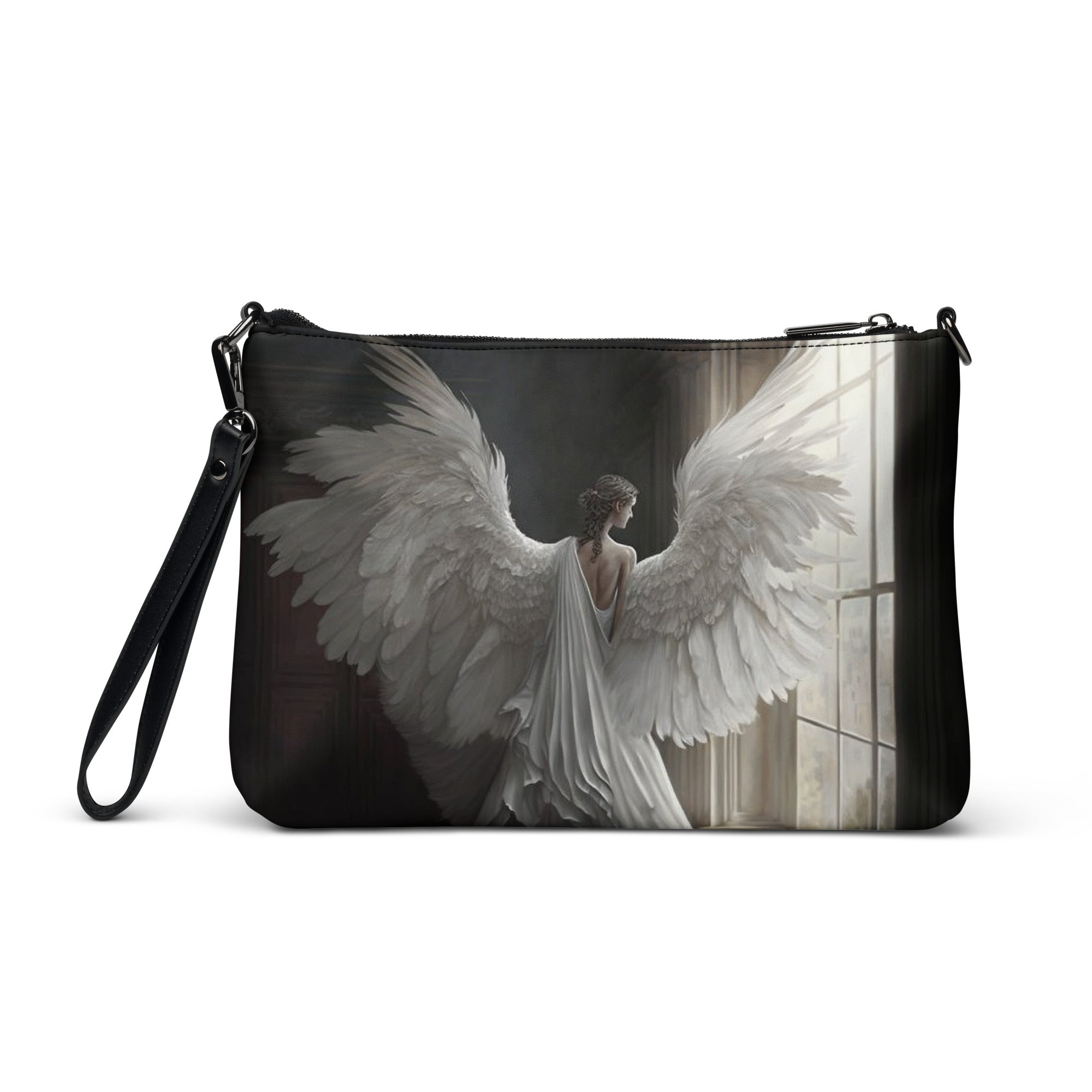 Angel Watching Over Me Cross - body Bag - Jesus Passion Apparel