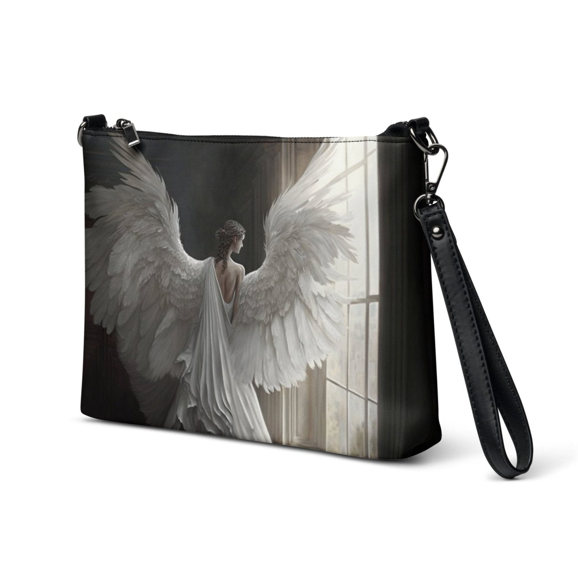 Angel Watching Over Me Cross - body Bag - Jesus Passion Apparel