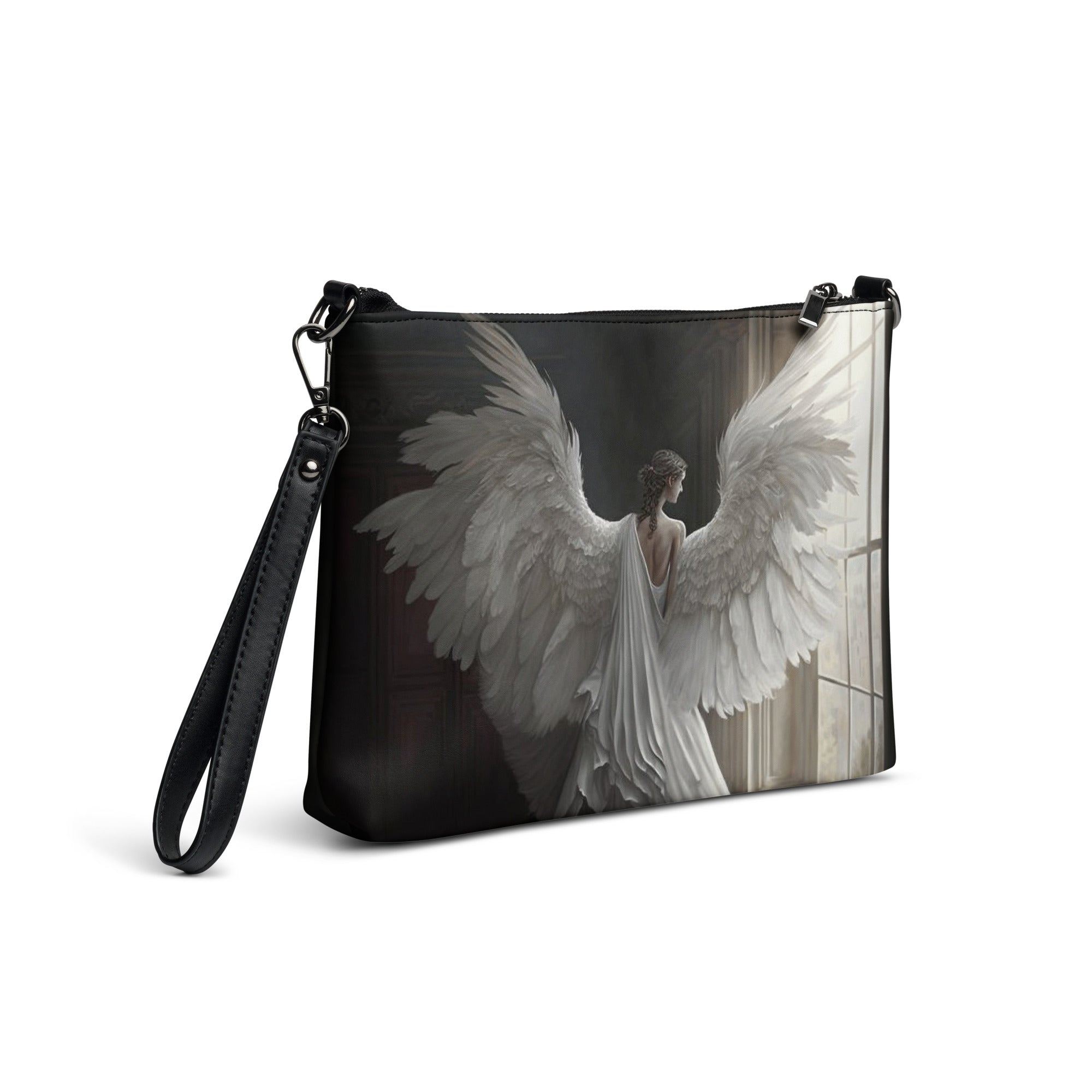 Angel Watching Over Me Cross - body Bag - Jesus Passion Apparel