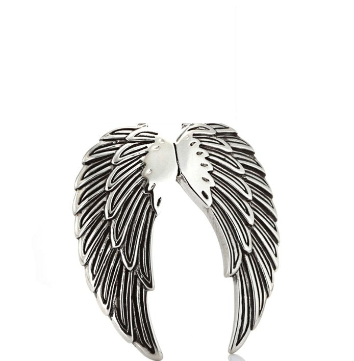 Angel Wing Feather Pendant Necklace - Jesus Passion Apparel