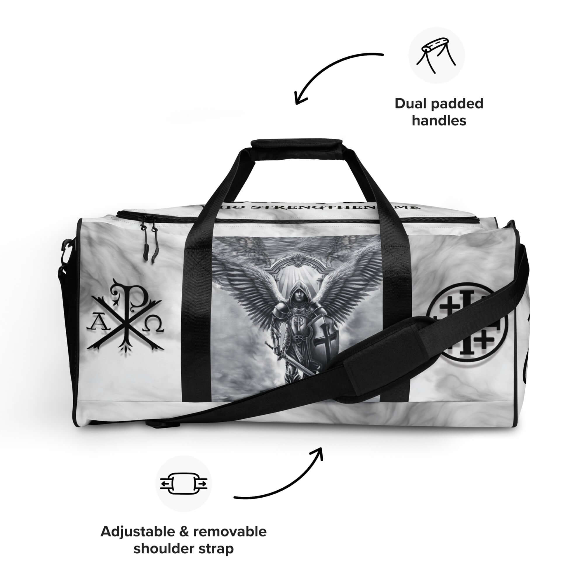 Archangel Michael the Protector Duffle Bag - Jesus Passion Apparel