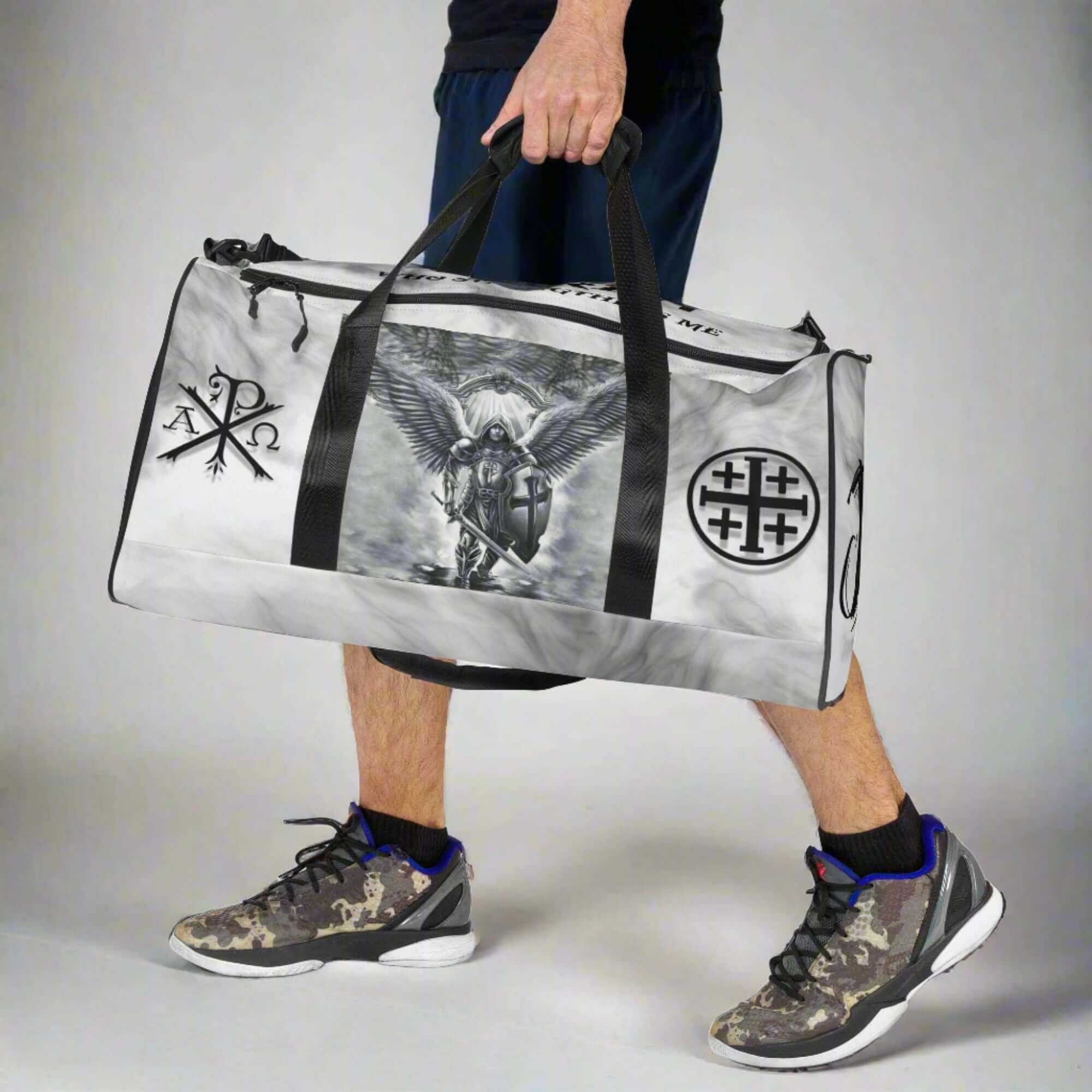 Archangel Michael the Protector Duffle Bag - Jesus Passion Apparel