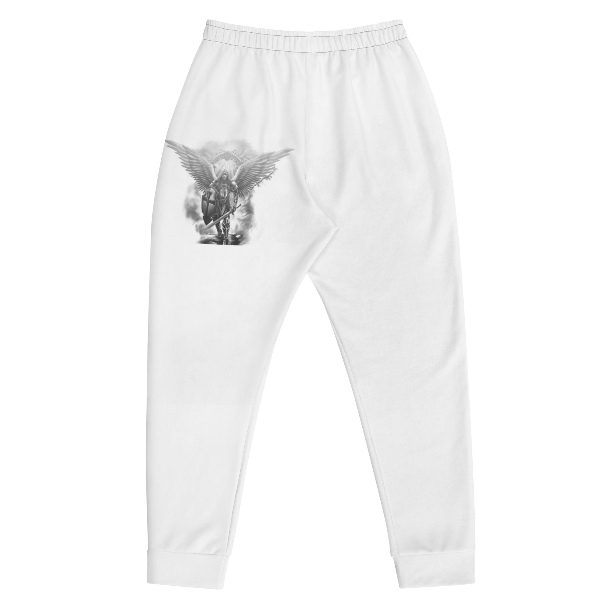 Archangel Michael the Protector Men's Jogger Pants with Matching Hoodie Available - Jesus Passion Apparel