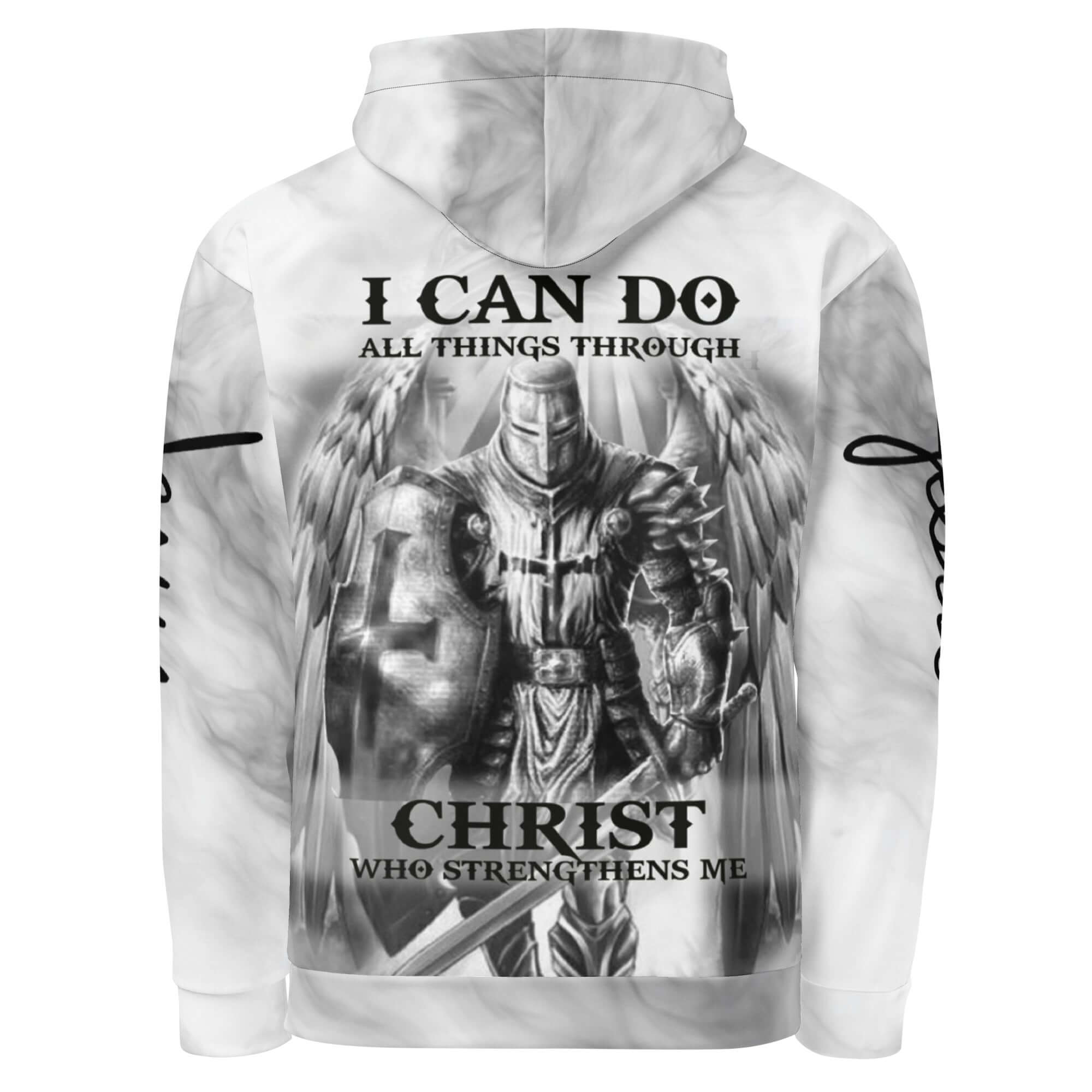 Archangel Michael Warrior Protector Unisex Fleece Hoodie - Jesus Passion Apparel