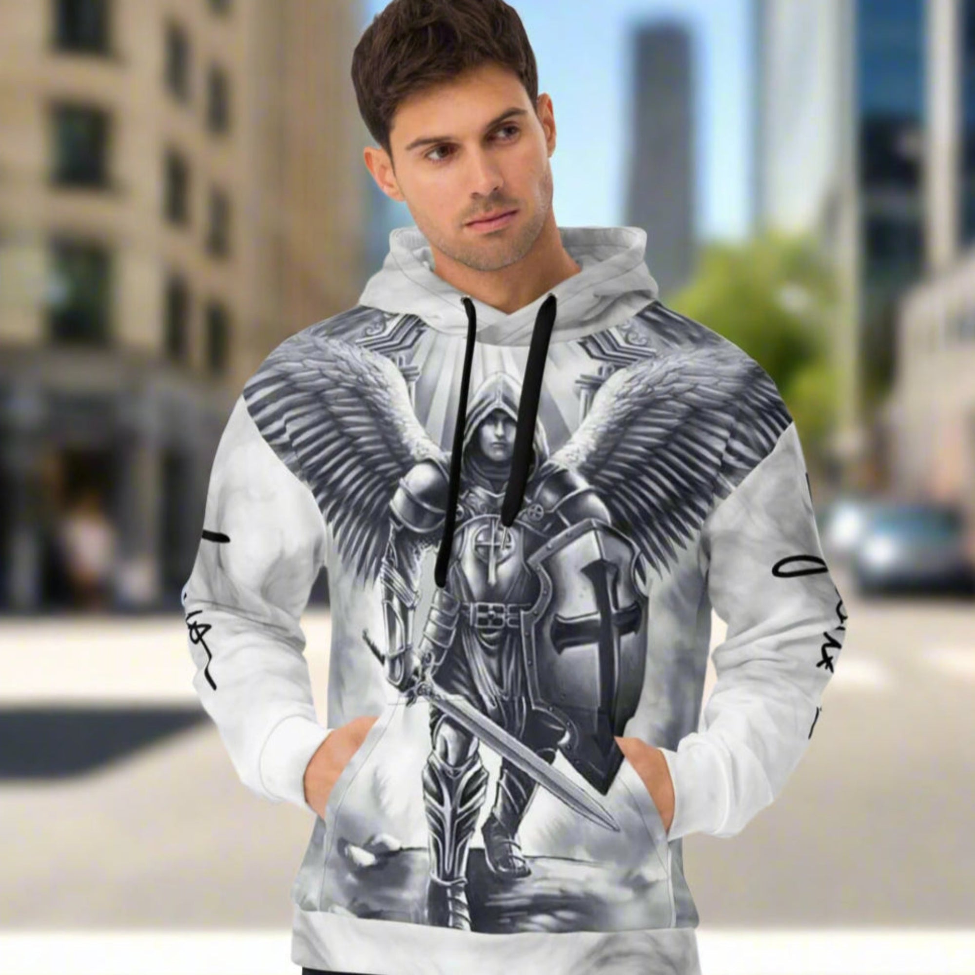 archangel-michael hoodie Jesus Passion Apparel