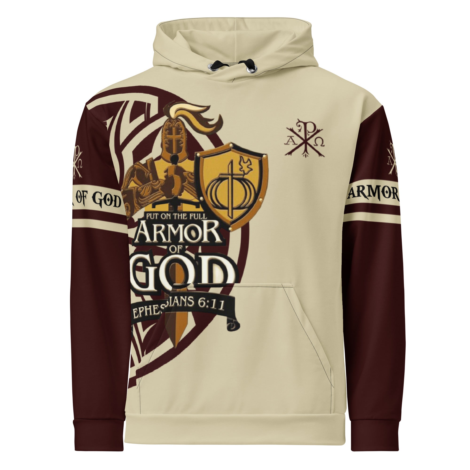 Armor Of God Men's Designer Hoodie - Jesus Passion Apparel