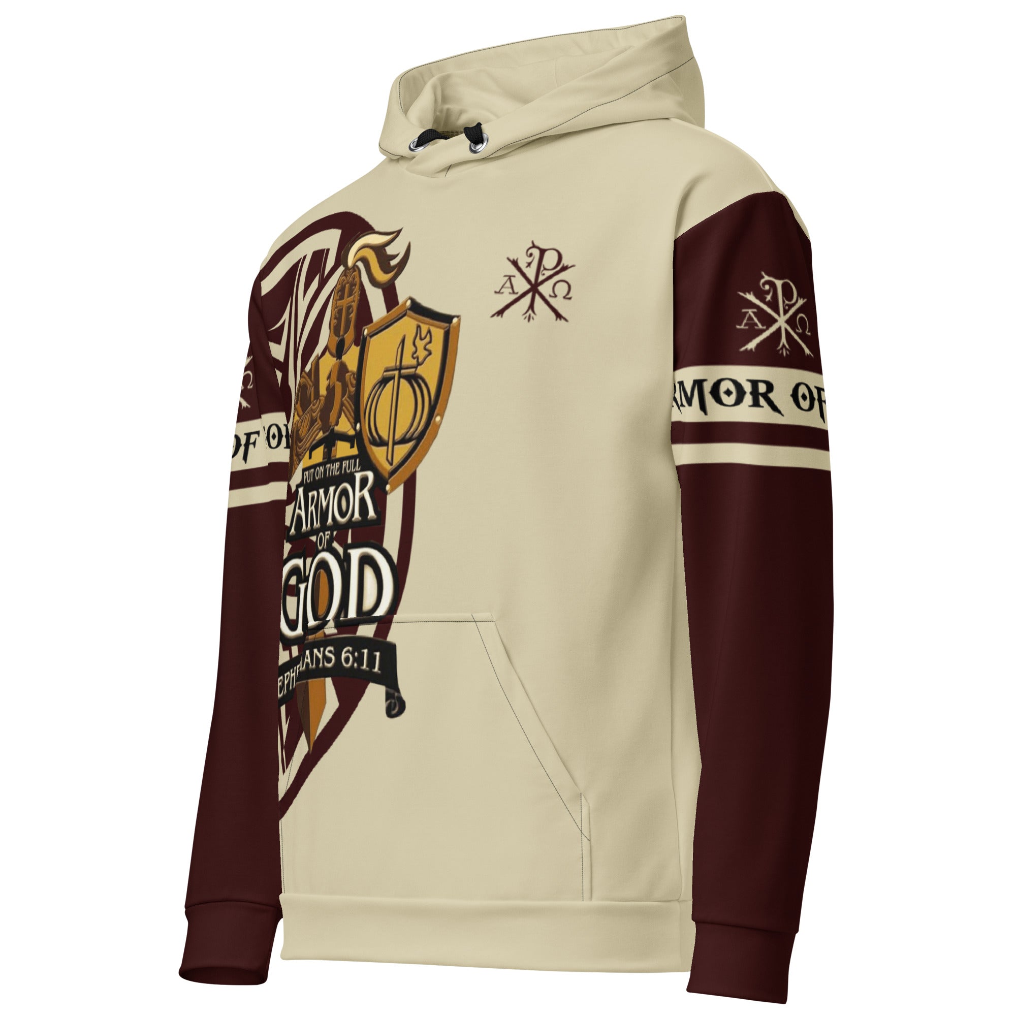 Armor Of God Men's Designer Hoodie - Jesus Passion Apparel