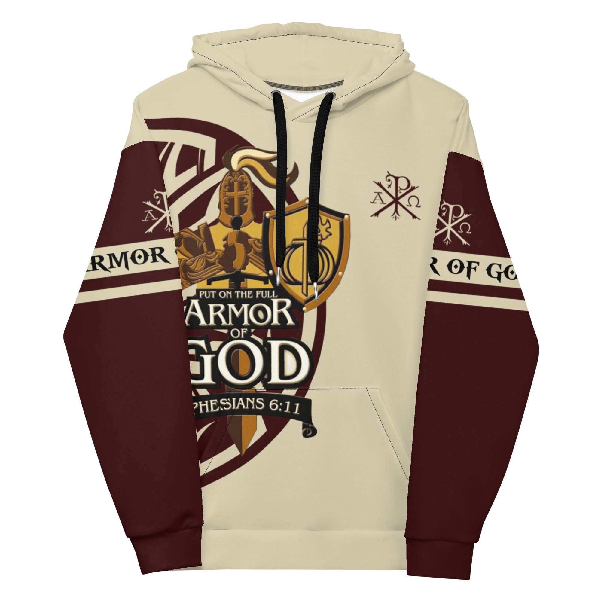 Armor Of God Men's Designer Hoodie - Jesus Passion Apparel