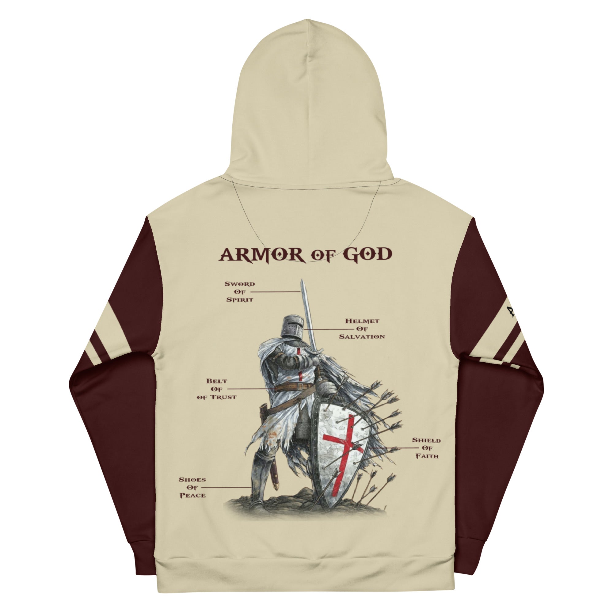 Armor Of God Men's Designer Hoodie - Jesus Passion Apparel