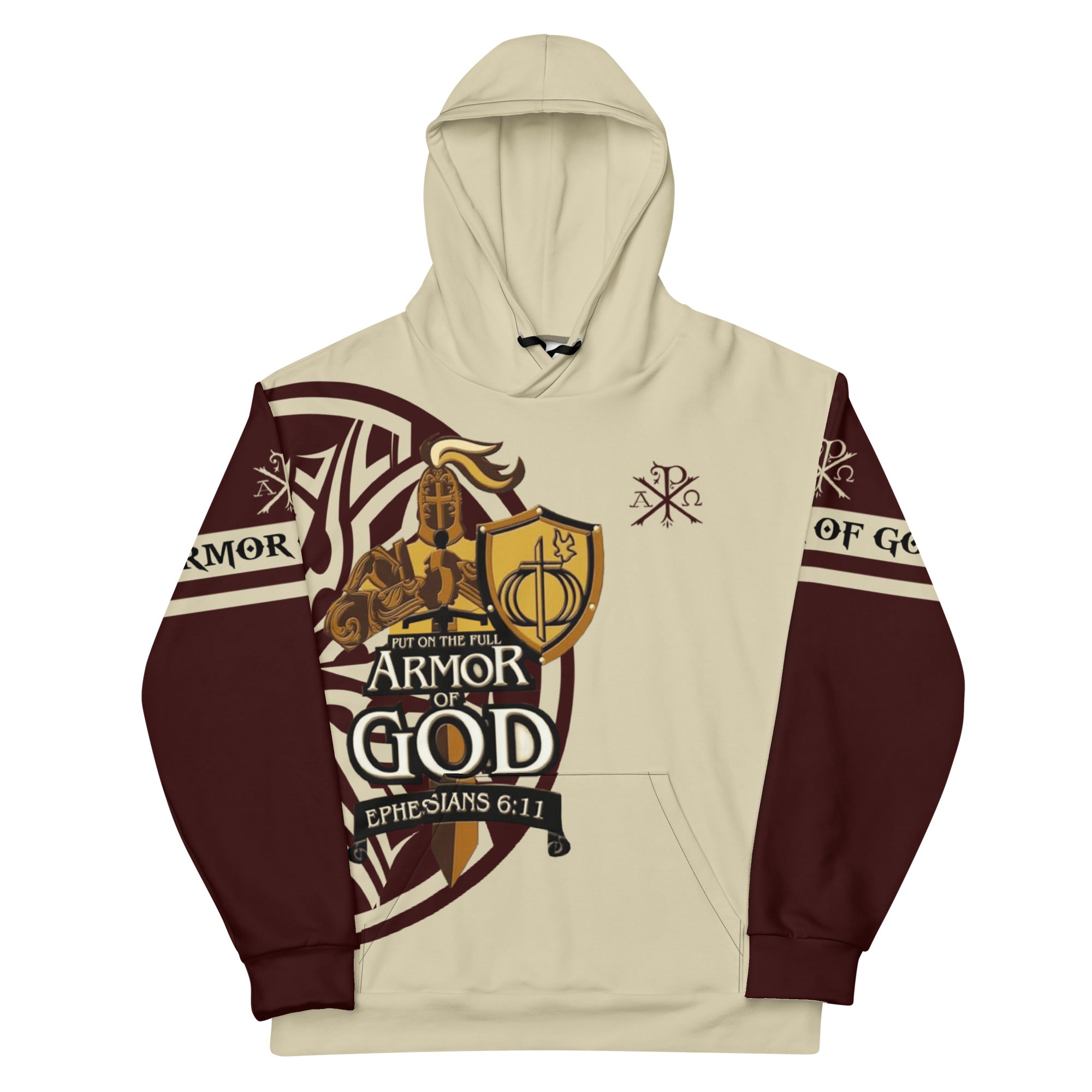 Armor Of God Men's Designer Hoodie - Jesus Passion Apparel