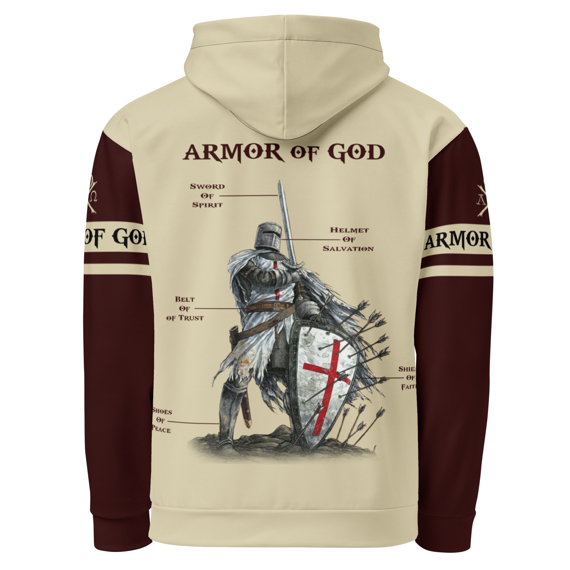 Armor Of God Men's Designer Hoodie - Jesus Passion Apparel