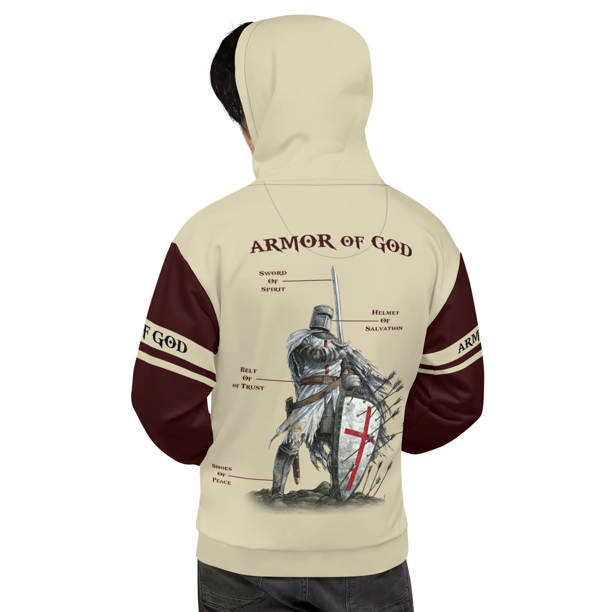 Armor Of God Men's Designer Hoodie - Jesus Passion Apparel