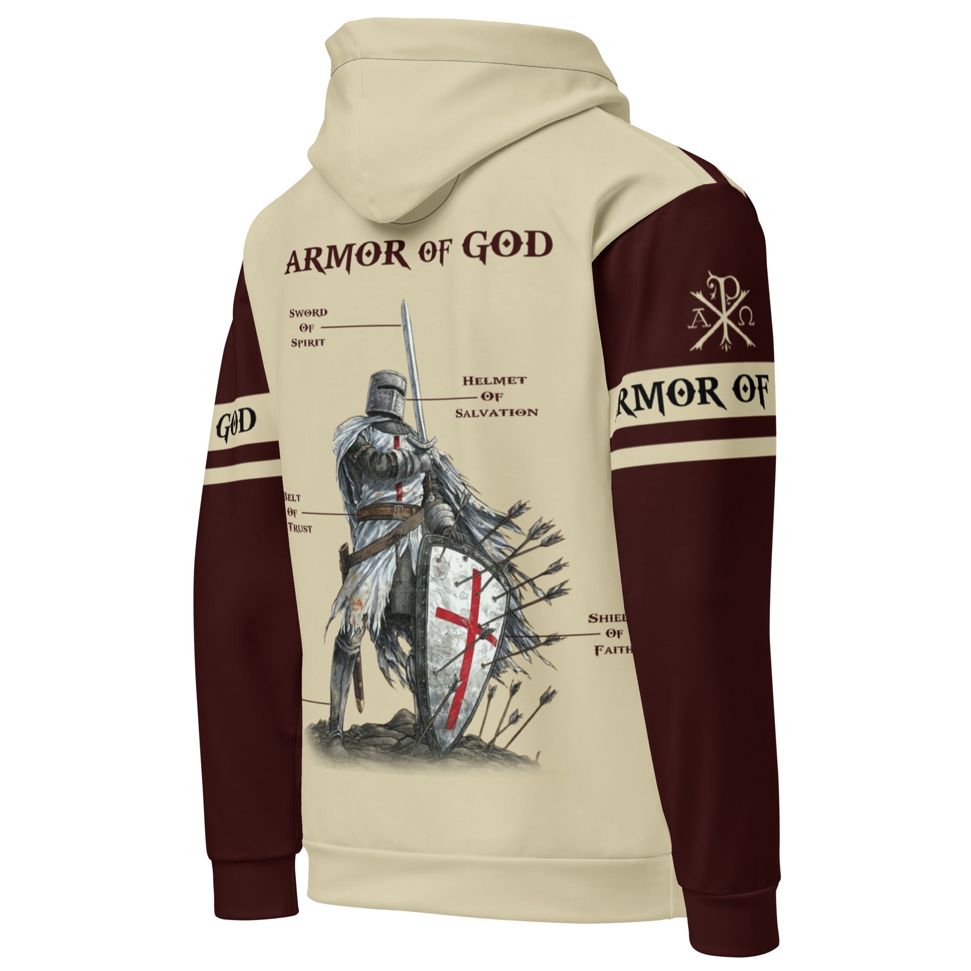 Armor Of God Men's Designer Hoodie - Jesus Passion Apparel