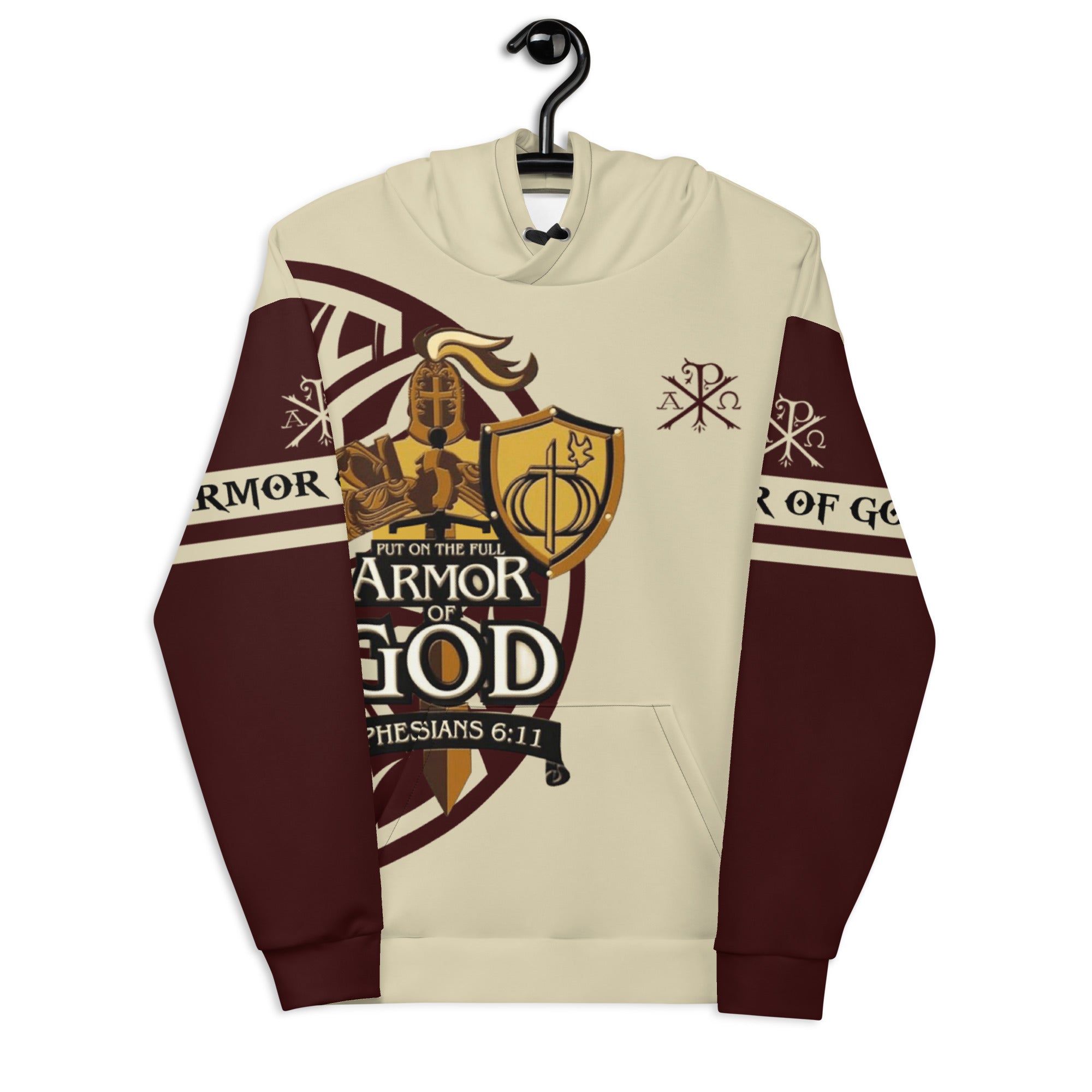 Armor Of God Men's Designer Hoodie - Jesus Passion Apparel