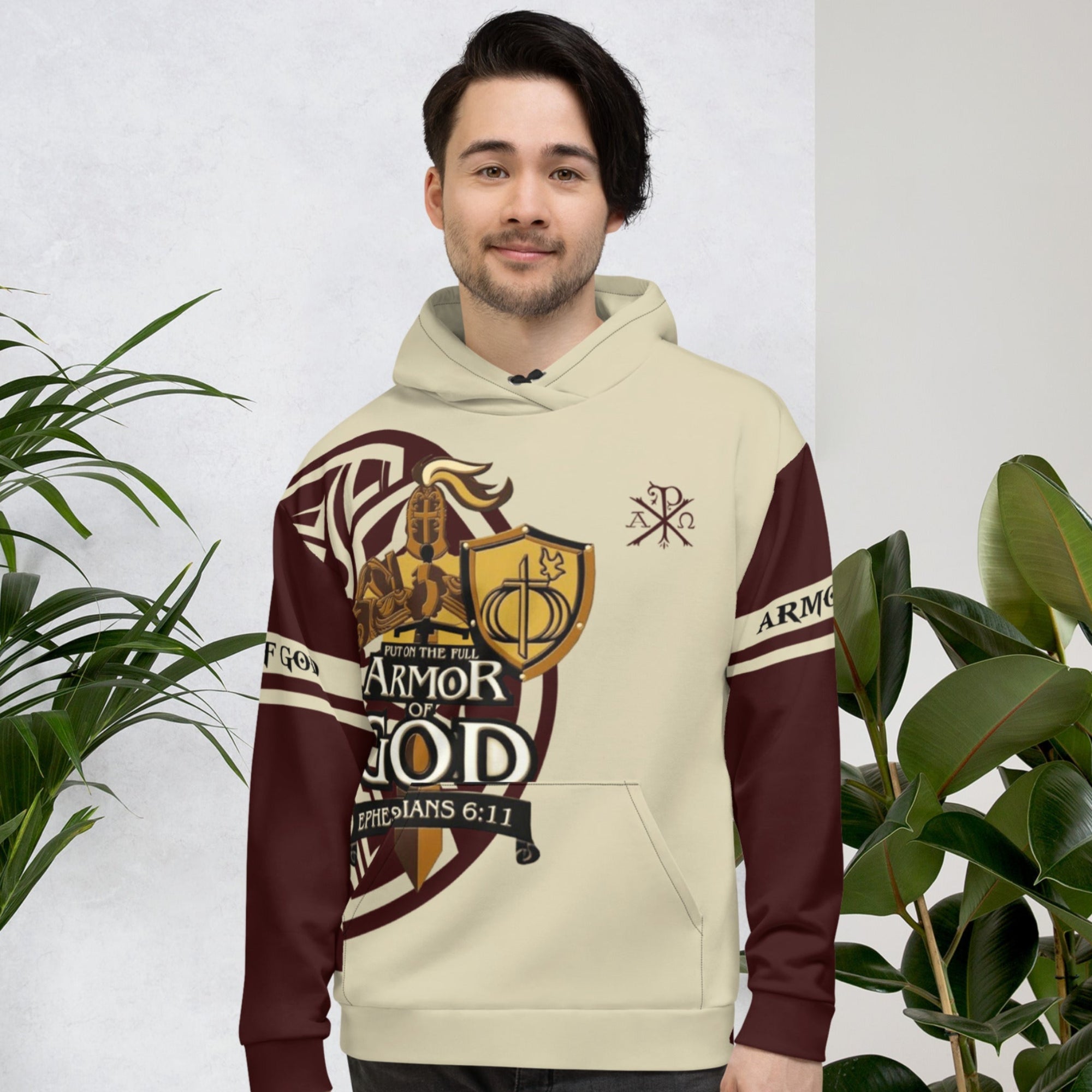 Armor Of God Men's Designer Hoodie - Jesus Passion Apparel