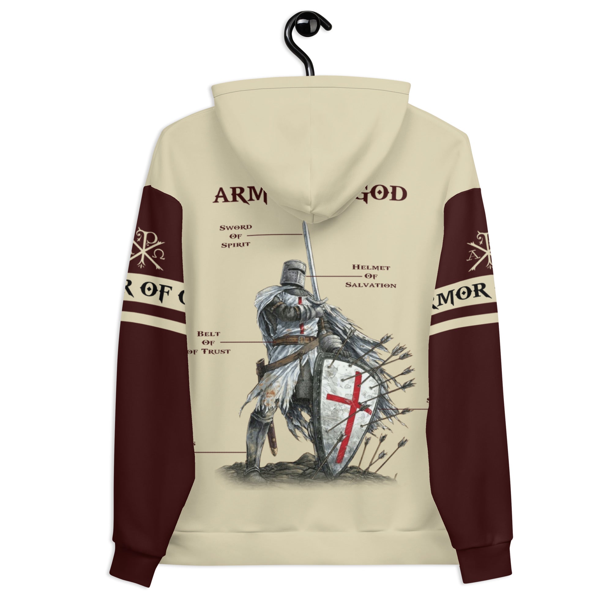 Armor Of God Men's Designer Hoodie - Jesus Passion Apparel