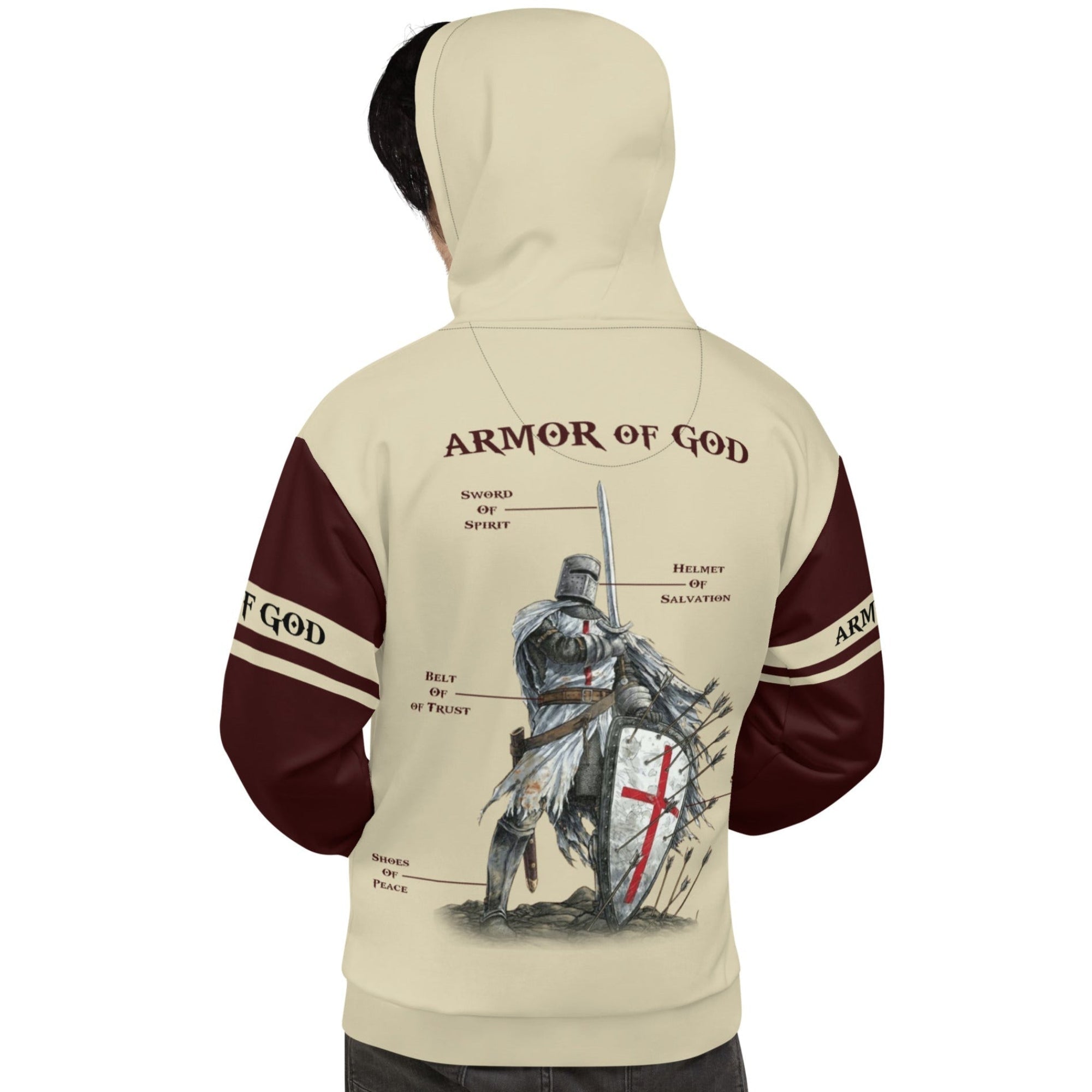 Armor Of God Men's Designer Hoodie - Jesus Passion Apparel