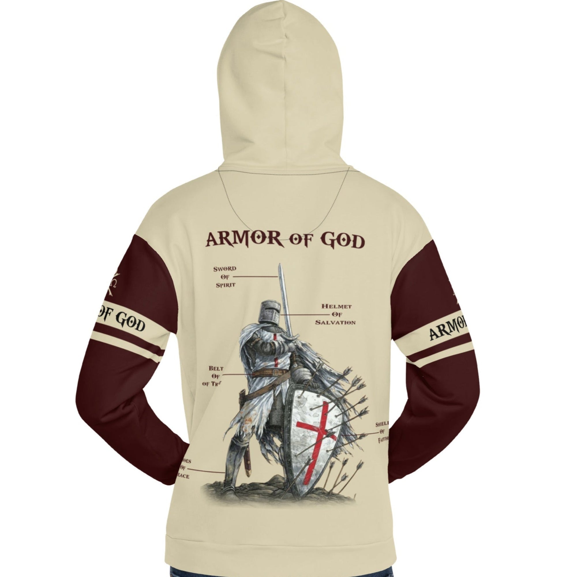 Armor Of God Men's Designer Hoodie - Jesus Passion Apparel