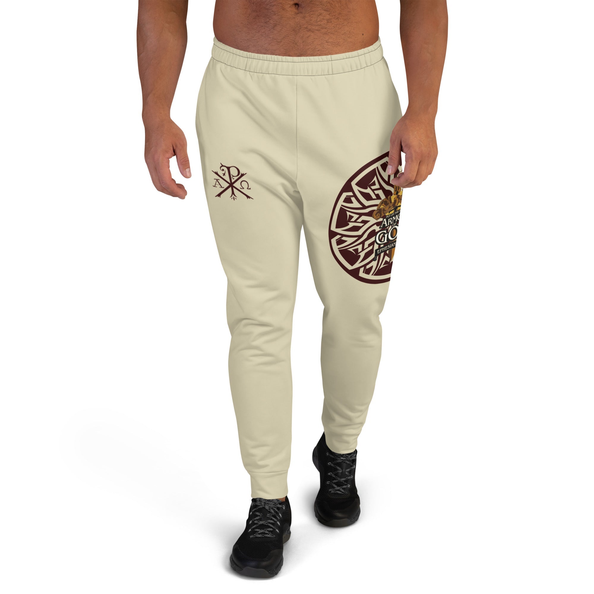 Armor of God Men's Jogger Pants With Matching Hoodie Available - Jesus Passion Apparel