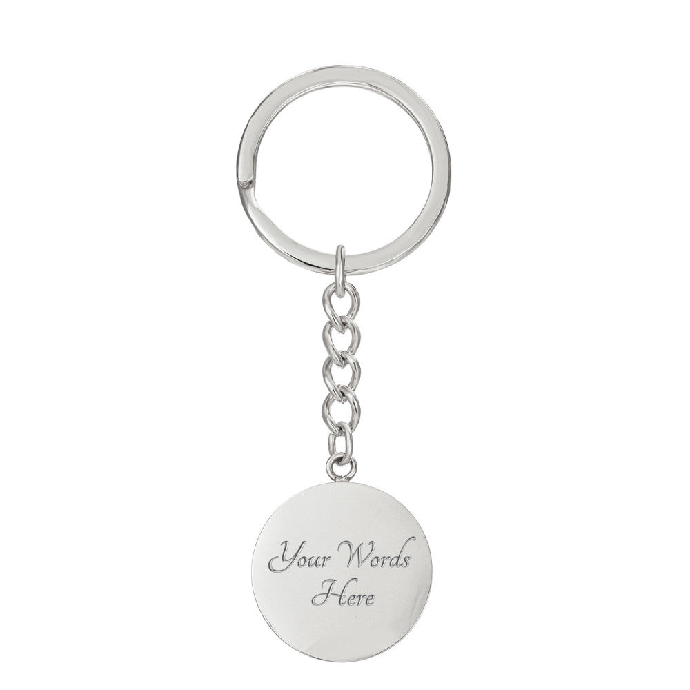 Love Like Jesus Inspirational Keychain Engraving: No Jesus Passion Apparel