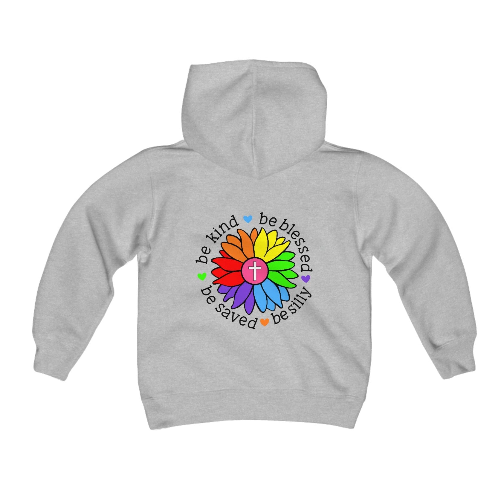 Be Kind Be Saved Be Silly Youth Hoodie - Jesus Passion Apparel