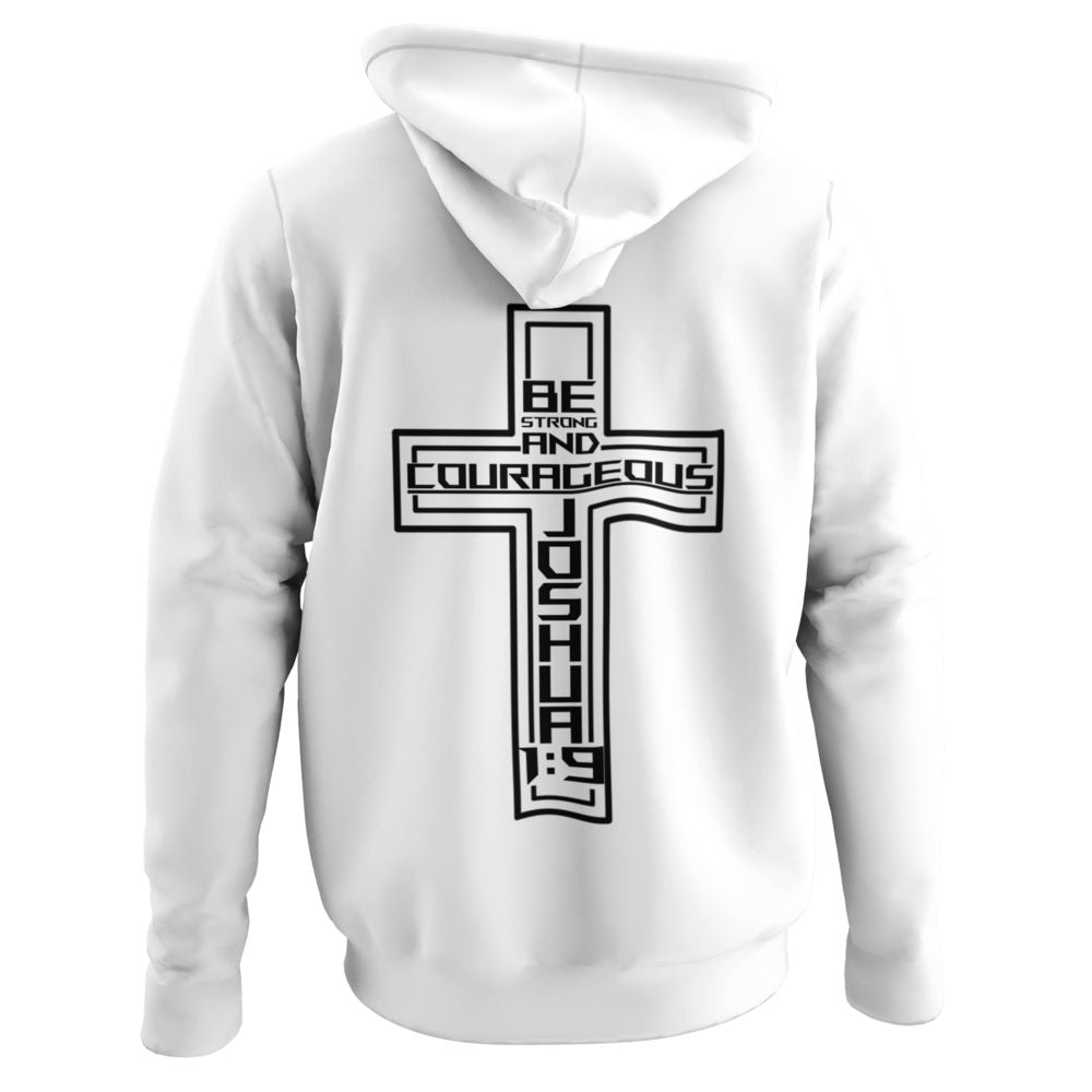 Be Strong and Courageous Men's Heavy Blend™ Hoodie - Jesus Passion Apparel