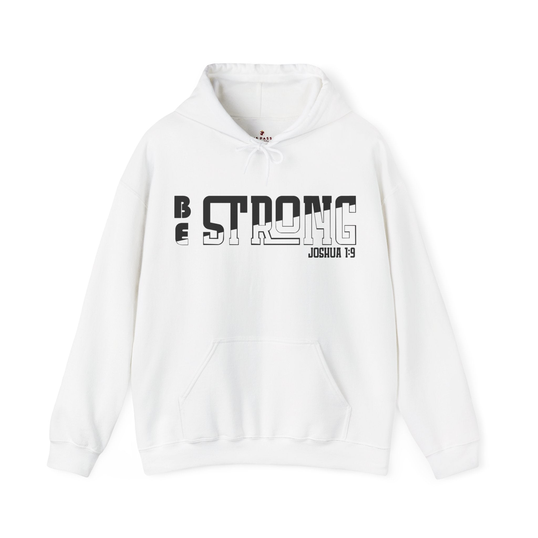 Be Strong and Courageous Men's Heavy Blend™ Hoodie - Jesus Passion Apparel