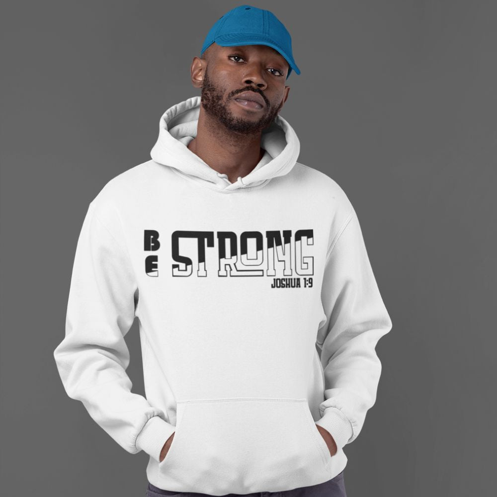 Be Strong and Courageous Men's Heavy Blend™ Hoodie - Jesus Passion Apparel