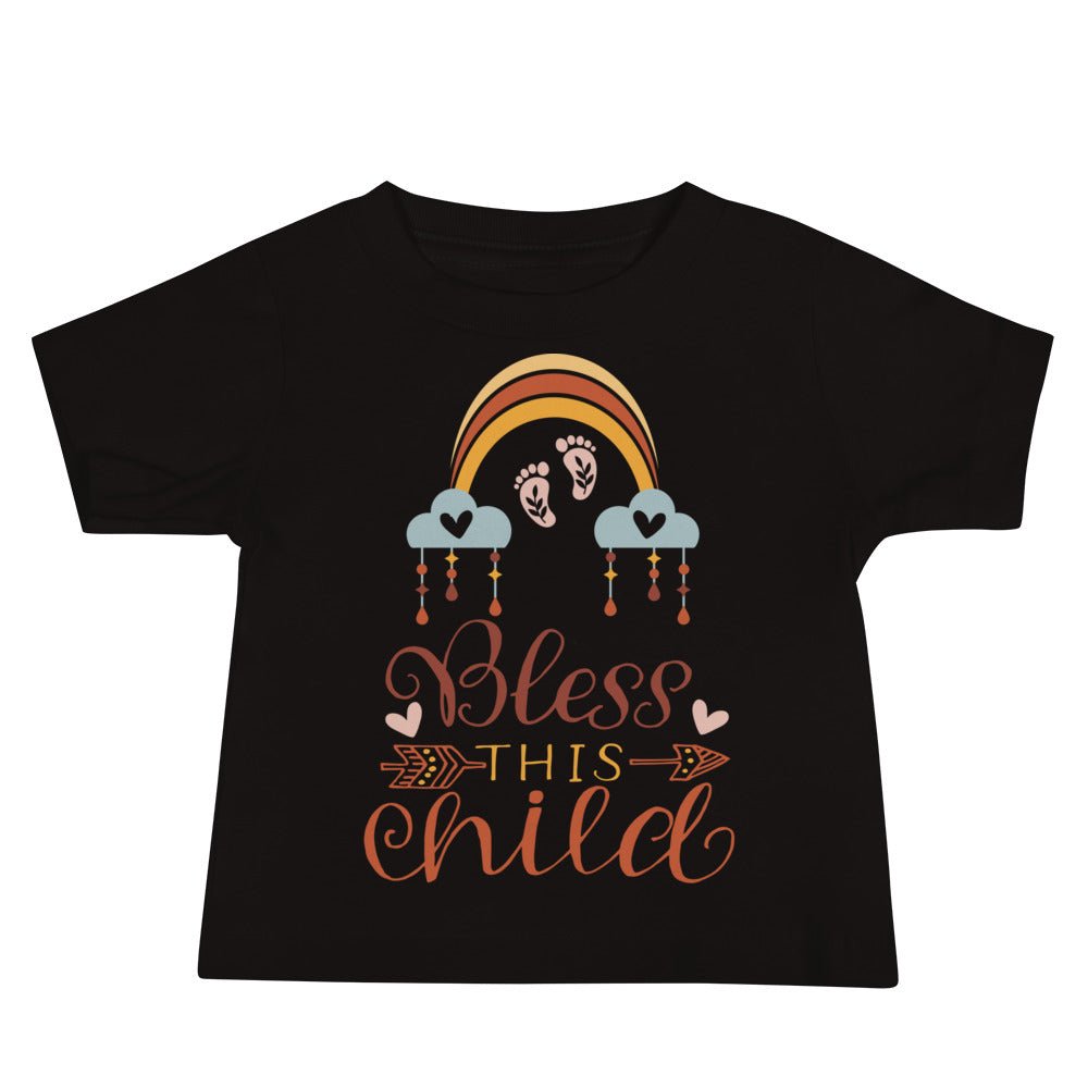 Bless This Child Boho Rainbow Charms Young Toddler Jersey Tee - Jesus Passion Apparel