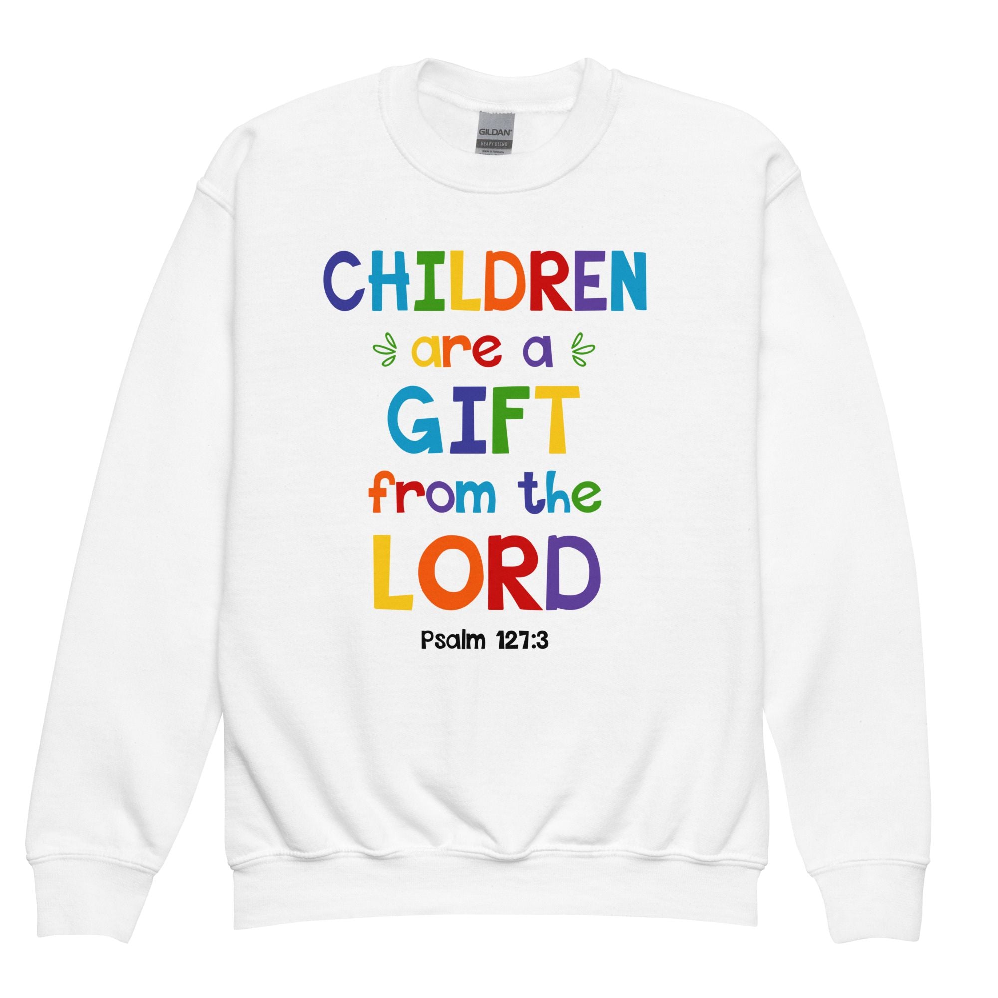 Children are a Gift Youth Crewneck Sweatshirt - Jesus Passion Apparel