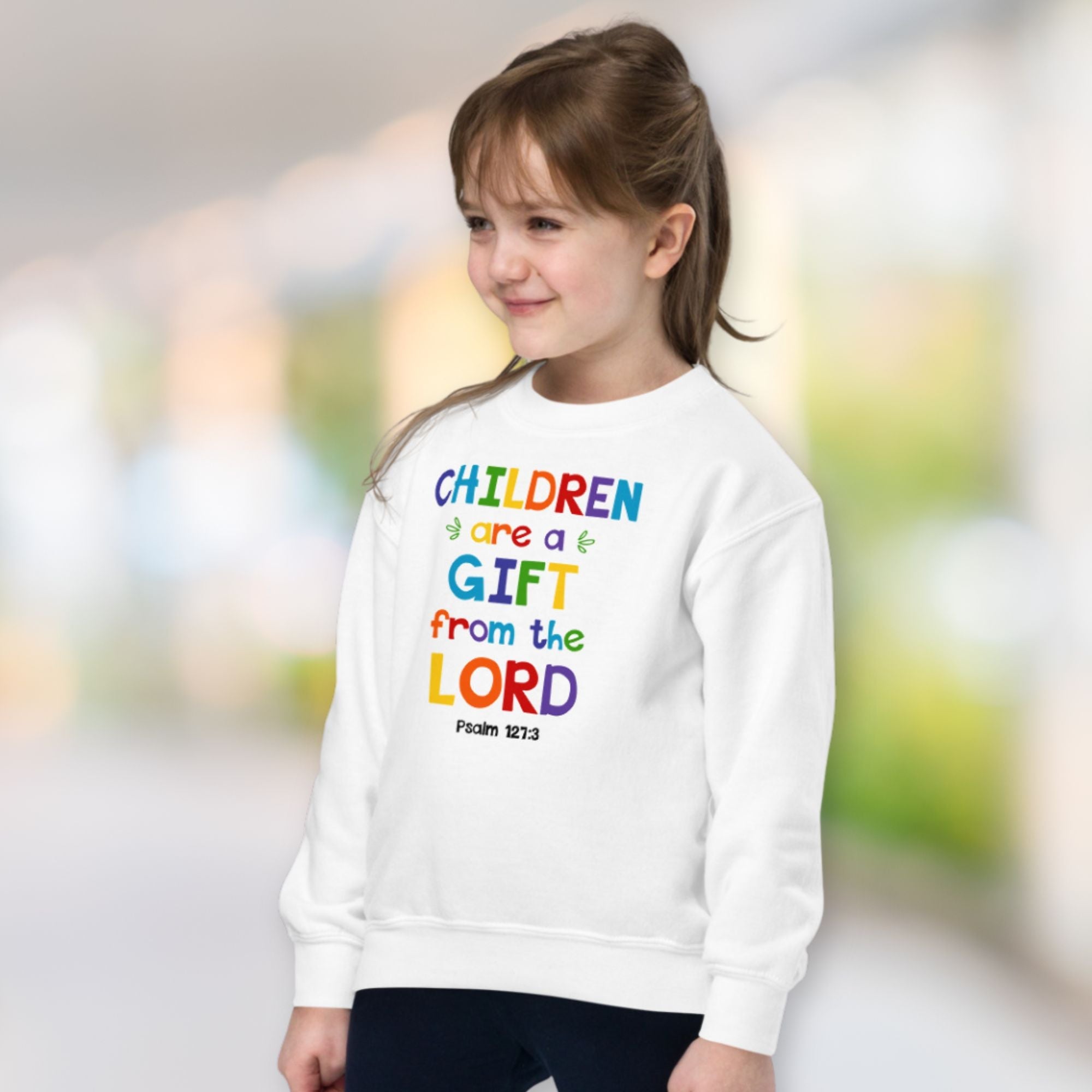 Children are a Gift Youth Crewneck Sweatshirt - Jesus Passion Apparel